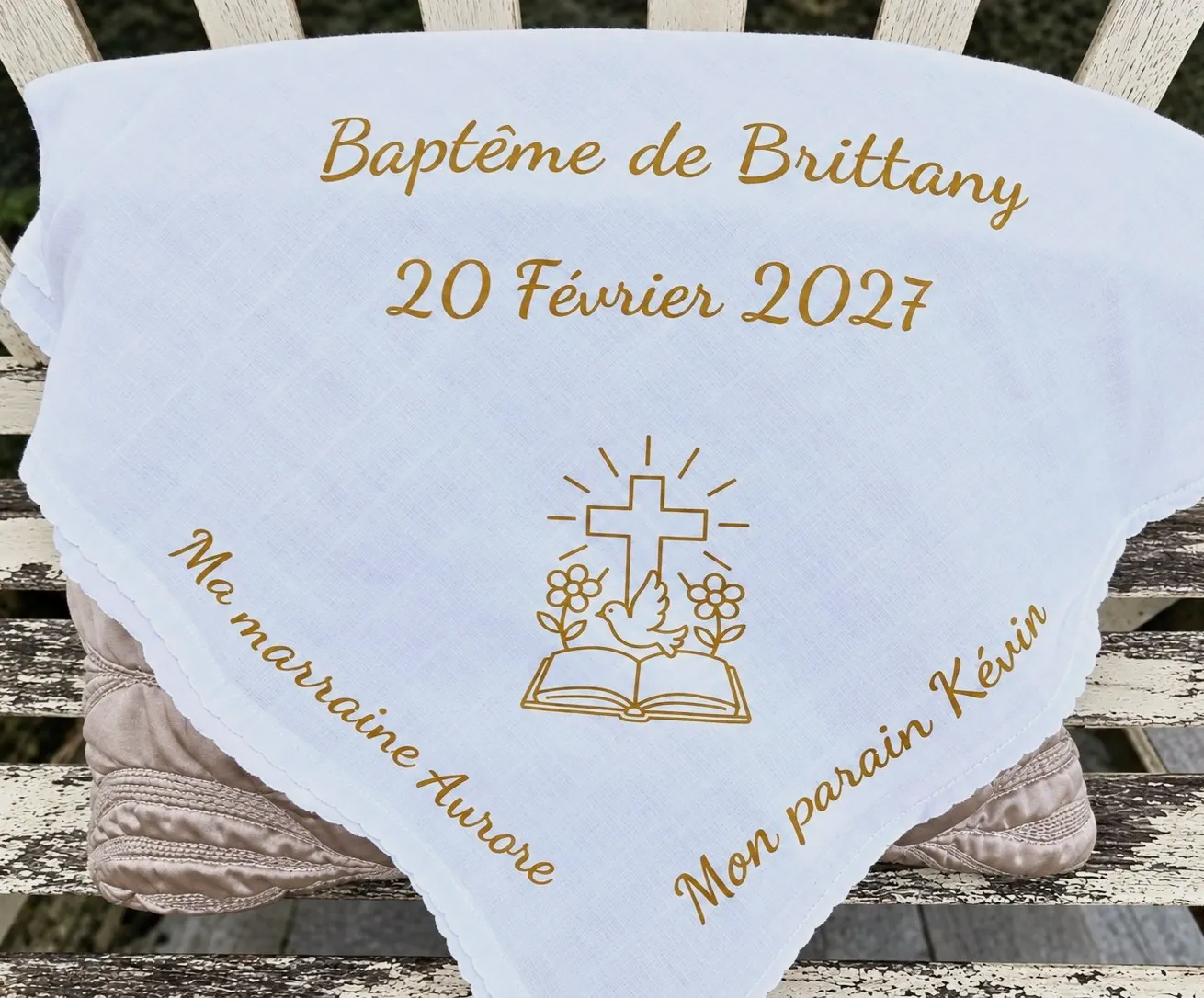 Lange baptême  – Sans marque – taille 2 ans 2