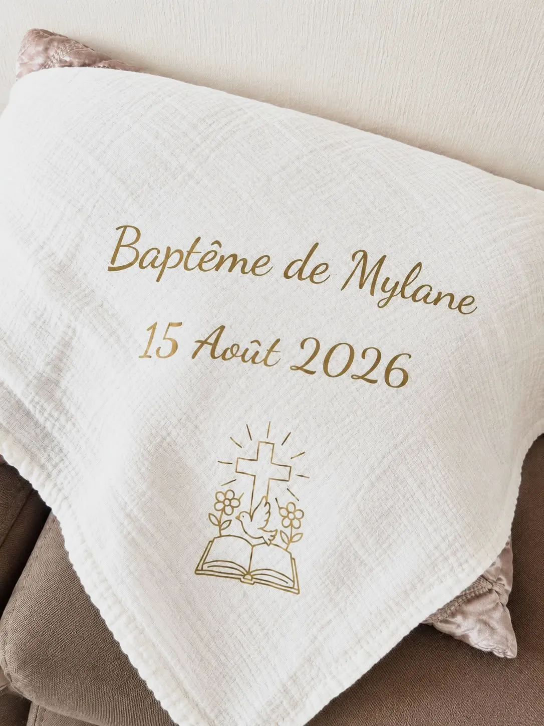 Lange baptême  – Sans marque – taille 2 ans 6