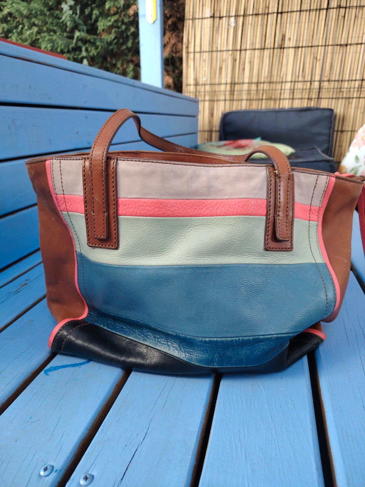 Sac Cabas Fossil Cuir Un look patiné avec de la bouteille ! – Fossil 5