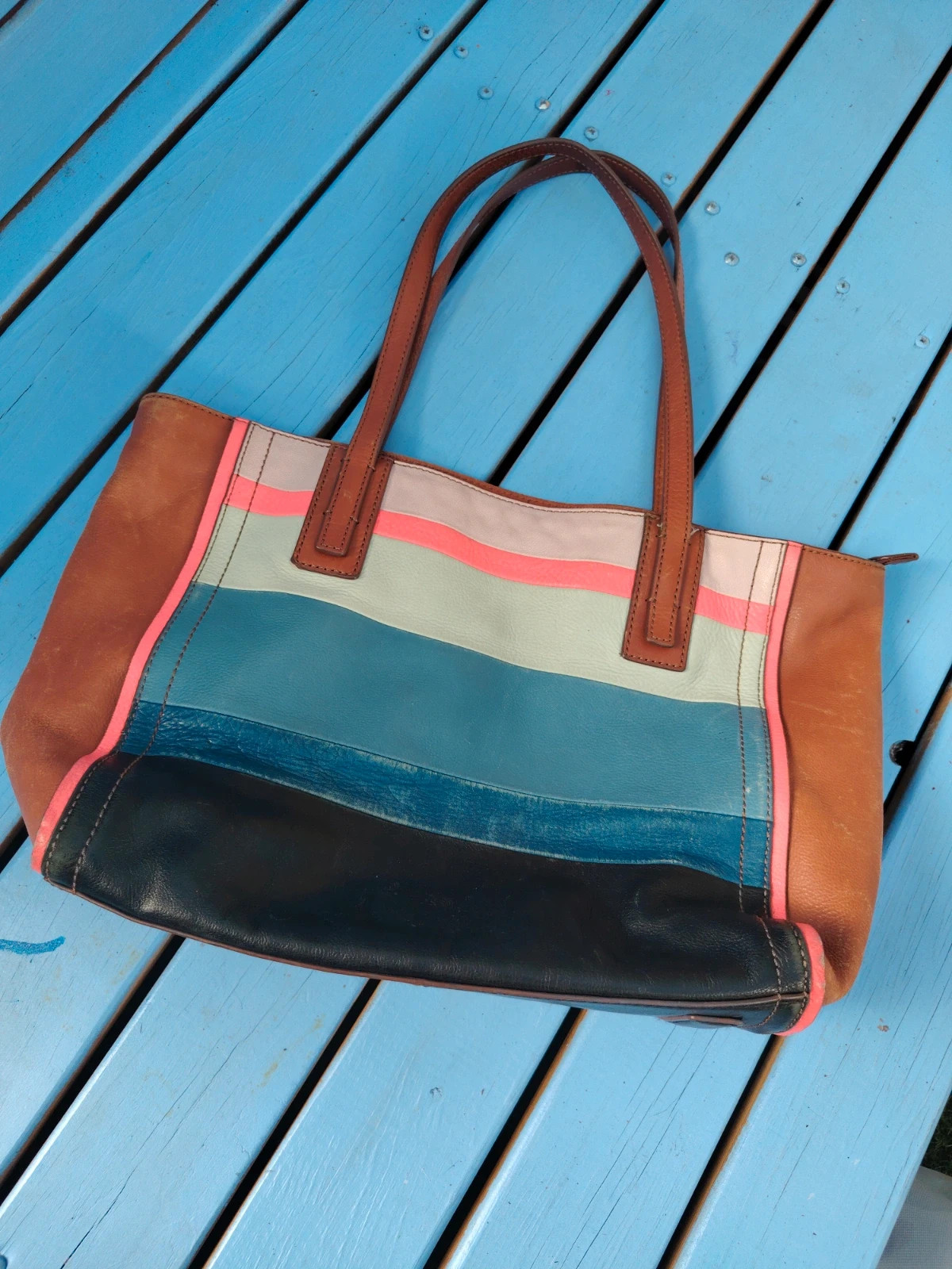 Sac Cabas Fossil Cuir Un look patiné avec de la bouteille ! – Fossil 3