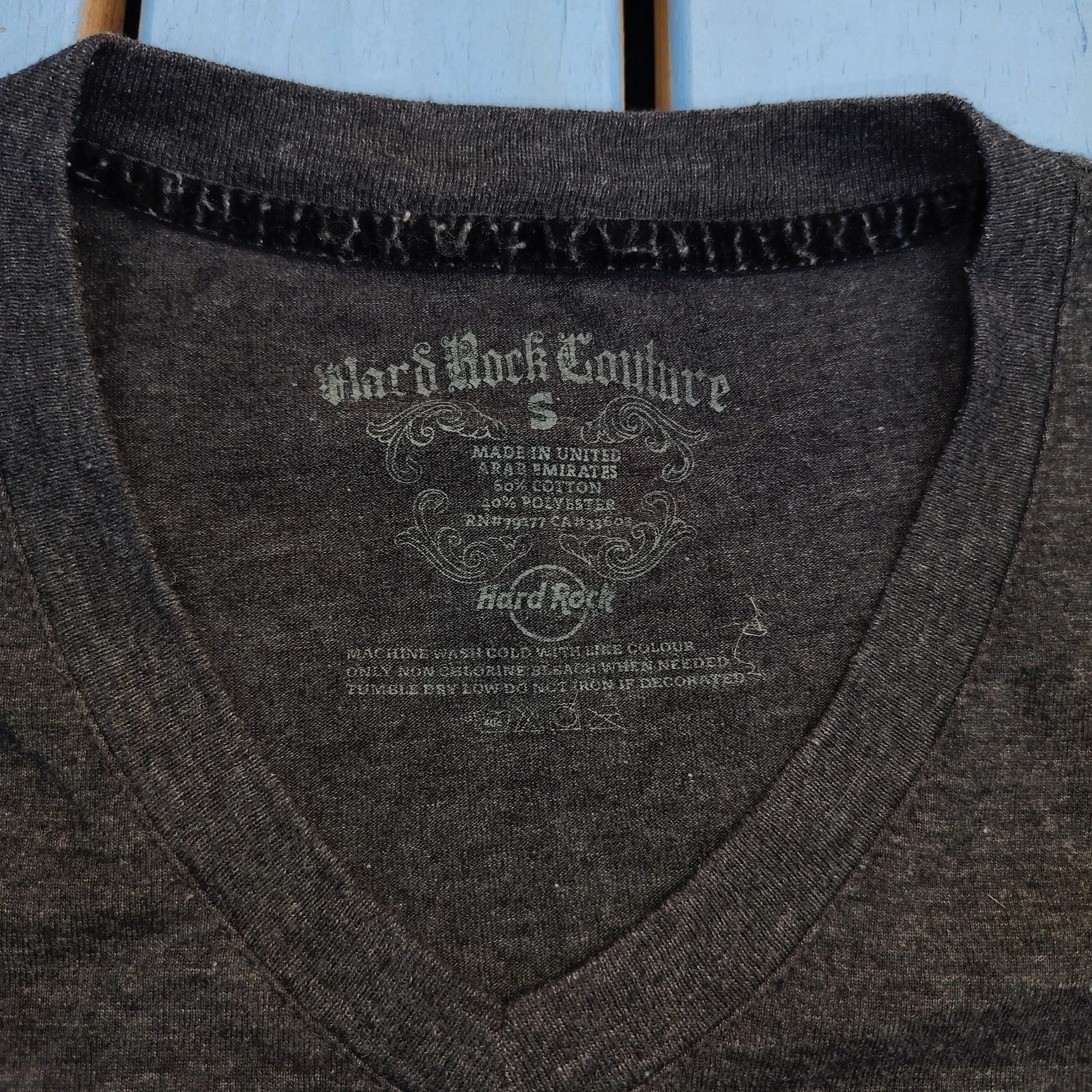 T-shirt Hard Rock Couture London - Pour les rockeuses (ou celles qui veulent le faire croire) – Hard Rock – taille S / 36 / 8 4