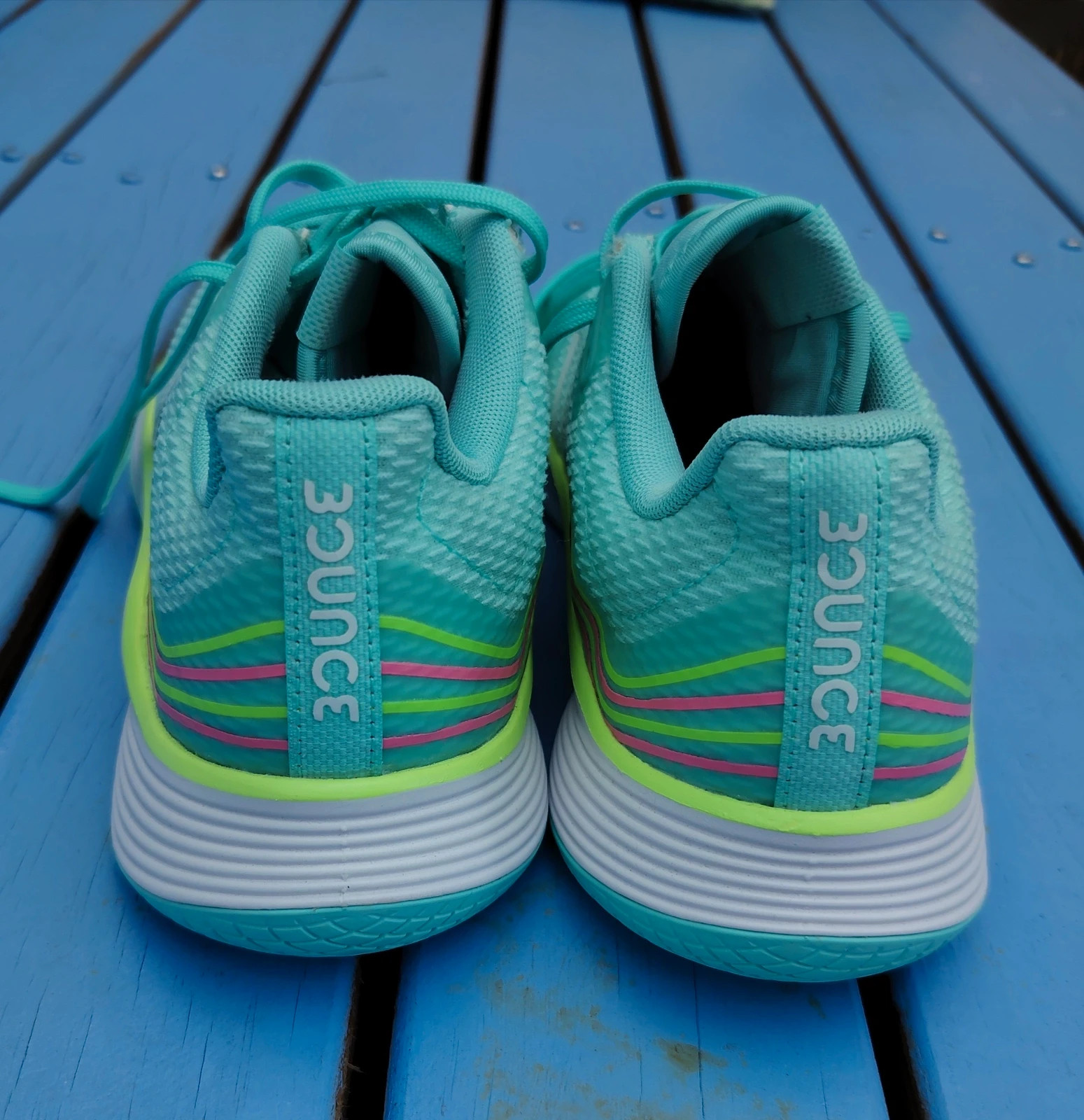 Baskets Adidas Bounce menthe / turquoise - Taille 40 – adidas – taille 40 3
