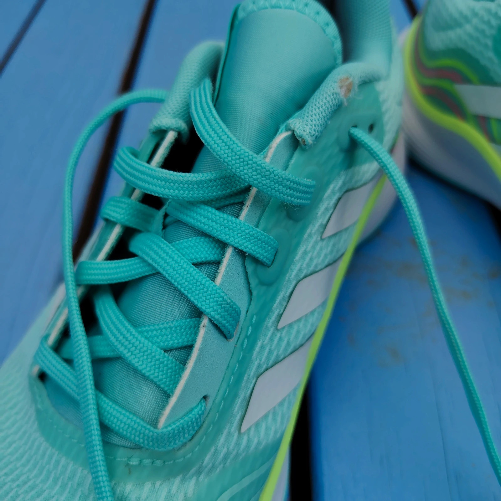 Baskets Adidas Bounce menthe / turquoise - Taille 40 – adidas – taille 40 5