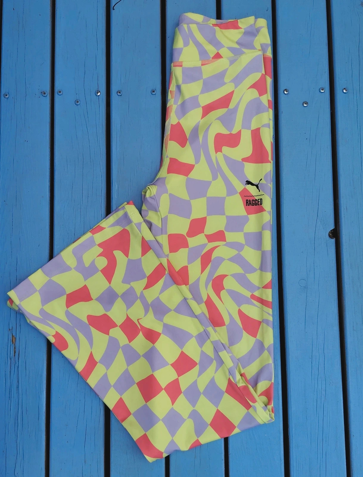 Rare y2k Pantalon flare / Legging Puma x The Ragged Priest multicolore taille S – Puma – taille S / 36 / 8 4