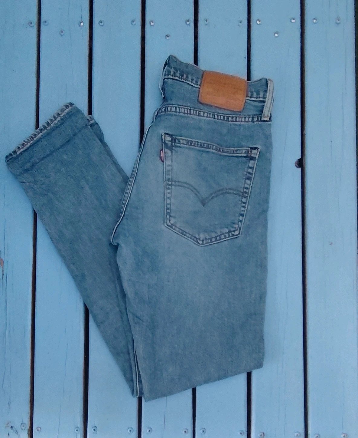 Y2k Jean Levi's Premium délavé / Effet vintage - Taille W31 L32 – Levi's – taille M 3
