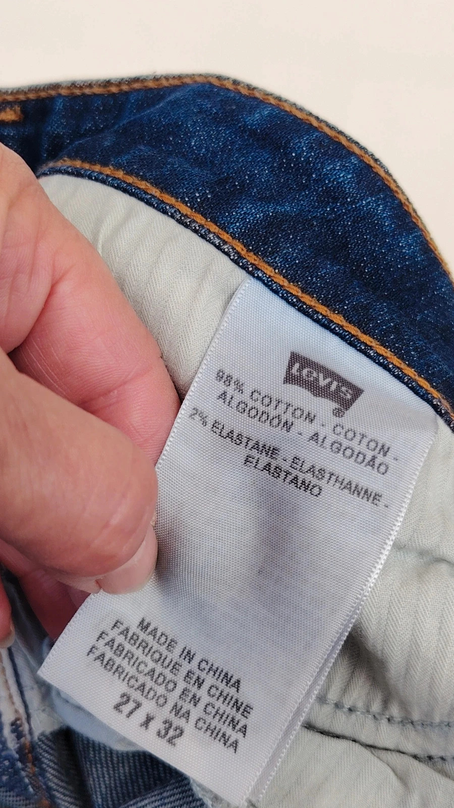 Jean Levi's Bold Curve Skinny délavé bleu W27 L32 (Taille 36/37) – Levi's – taille S / 36 / 8 2