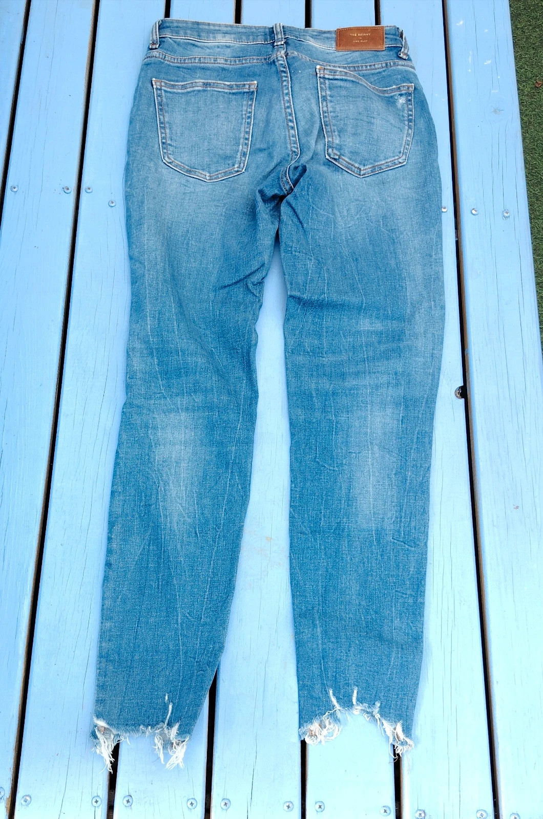 Y2k Jeans Skinny "The Skinny" Zara - Délavé Cies Blue – Zara – taille M / 38 / 10 4