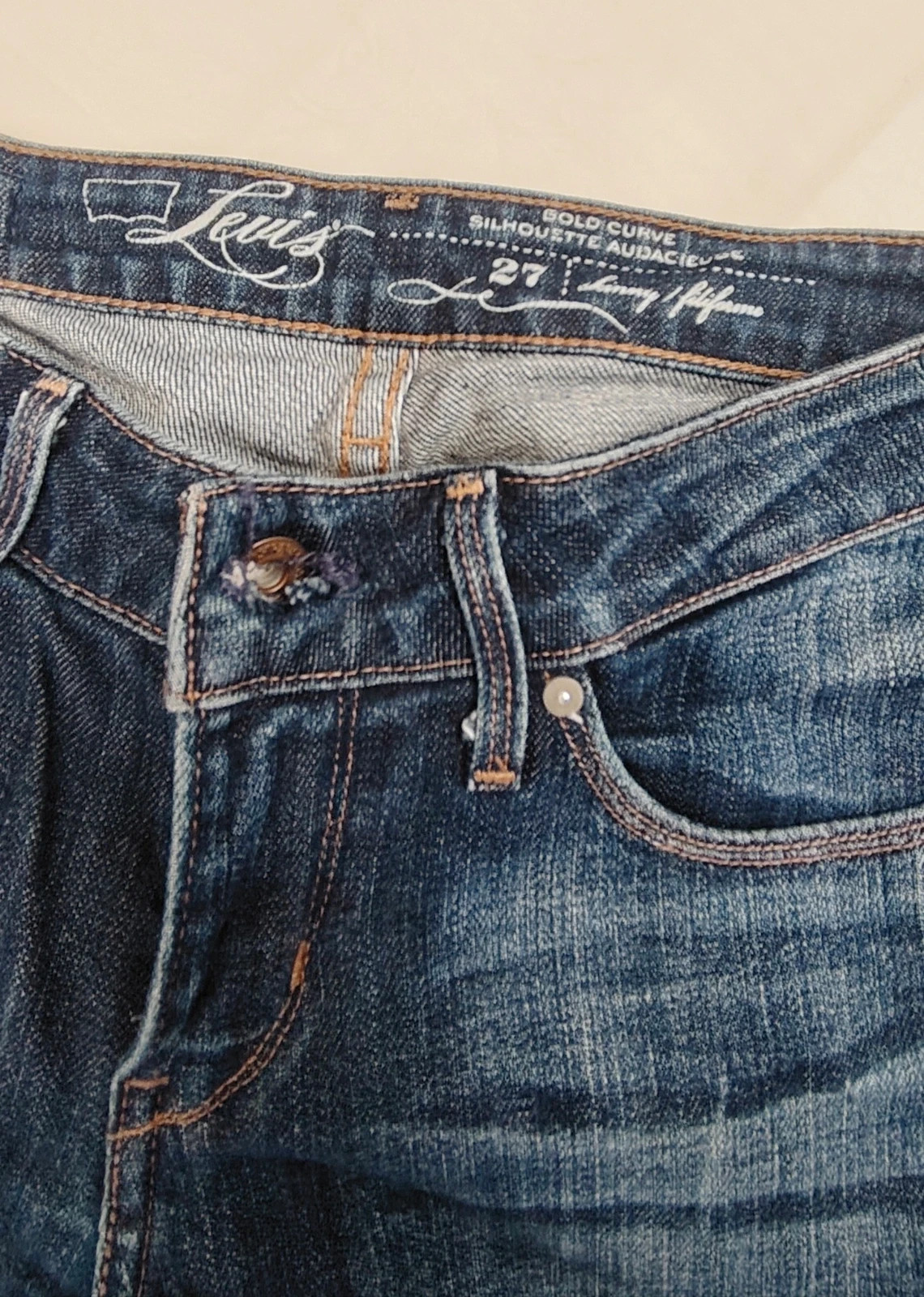 Jean Levi's Bold Curve Skinny délavé bleu W27 L32 (Taille 36/37) – Levi's – taille S / 36 / 8 4
