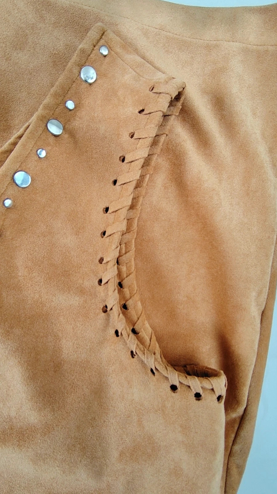 Alerte Mode vintage : La Robe Effet Daim Tiffosi (Dis oui au look Pocahontas !) – Tiffosi – taille XS / 34 / 6 5