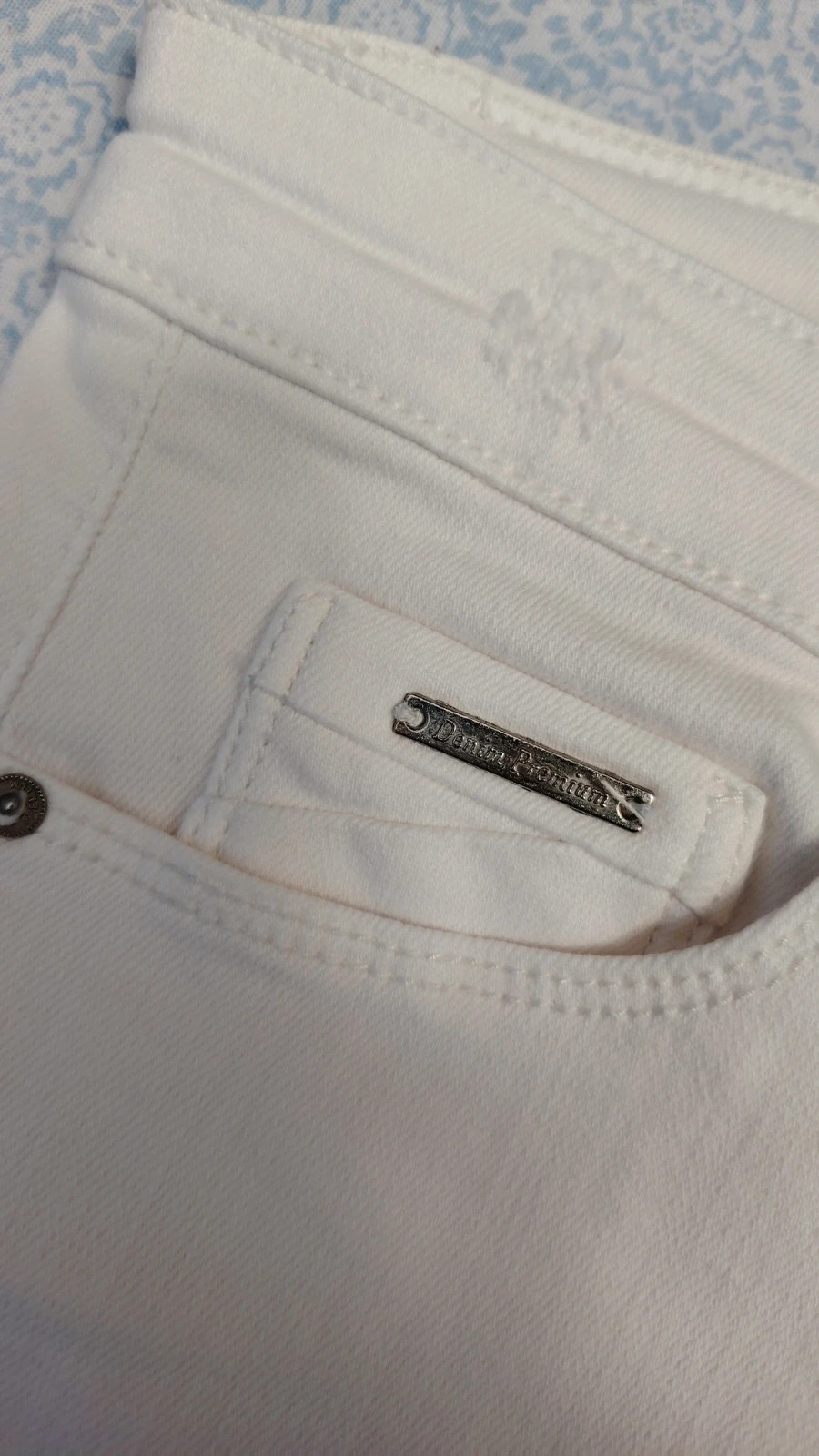 Jean slim blanc Stradivarius "Body Shape" Taille 36 – Stradivarius – taille S / 36 / 8 4