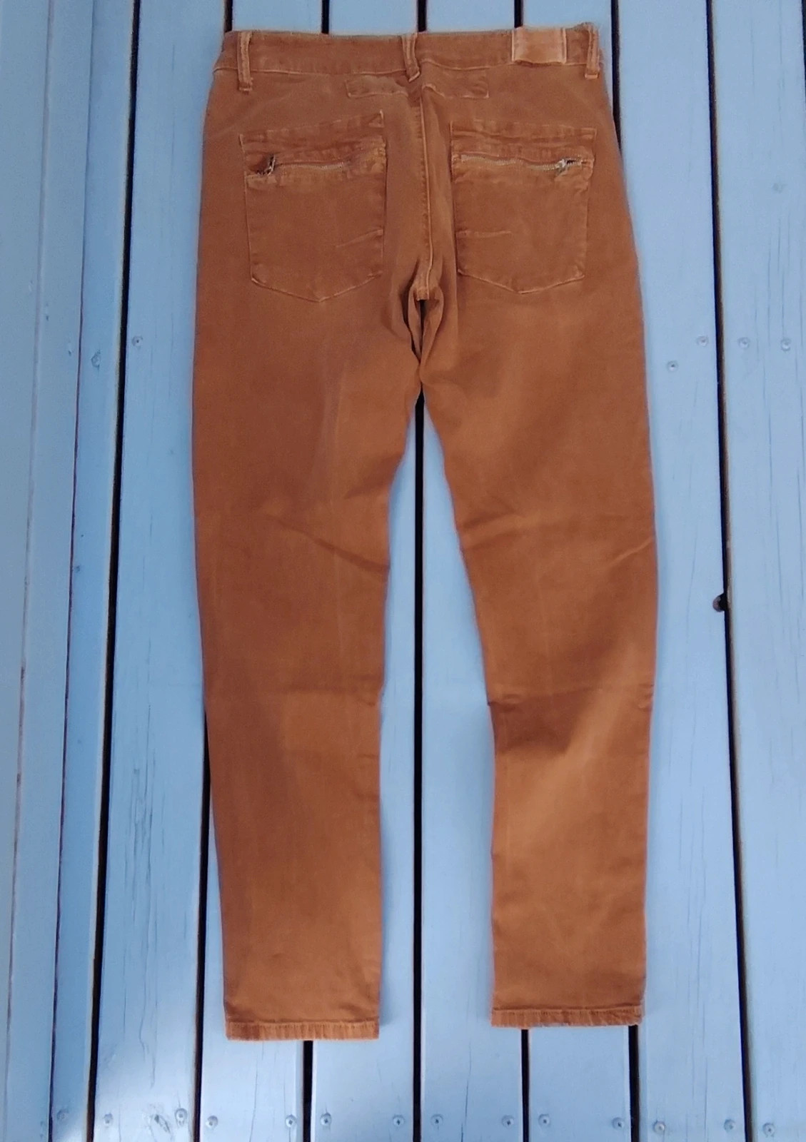 Y2k vintage Pantalon slim Melly & Co camel / terre cuite - Excellent état – Melly & Co – taille M / 38 / 10 3