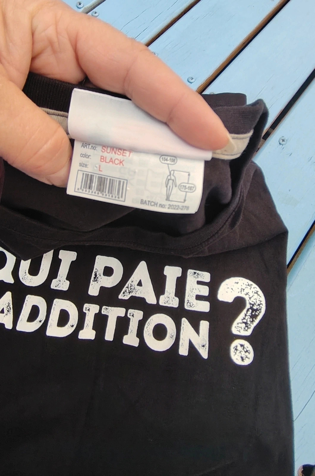 -shirt Payper "Qui paie l'addition ?" – Payper – taille L 4