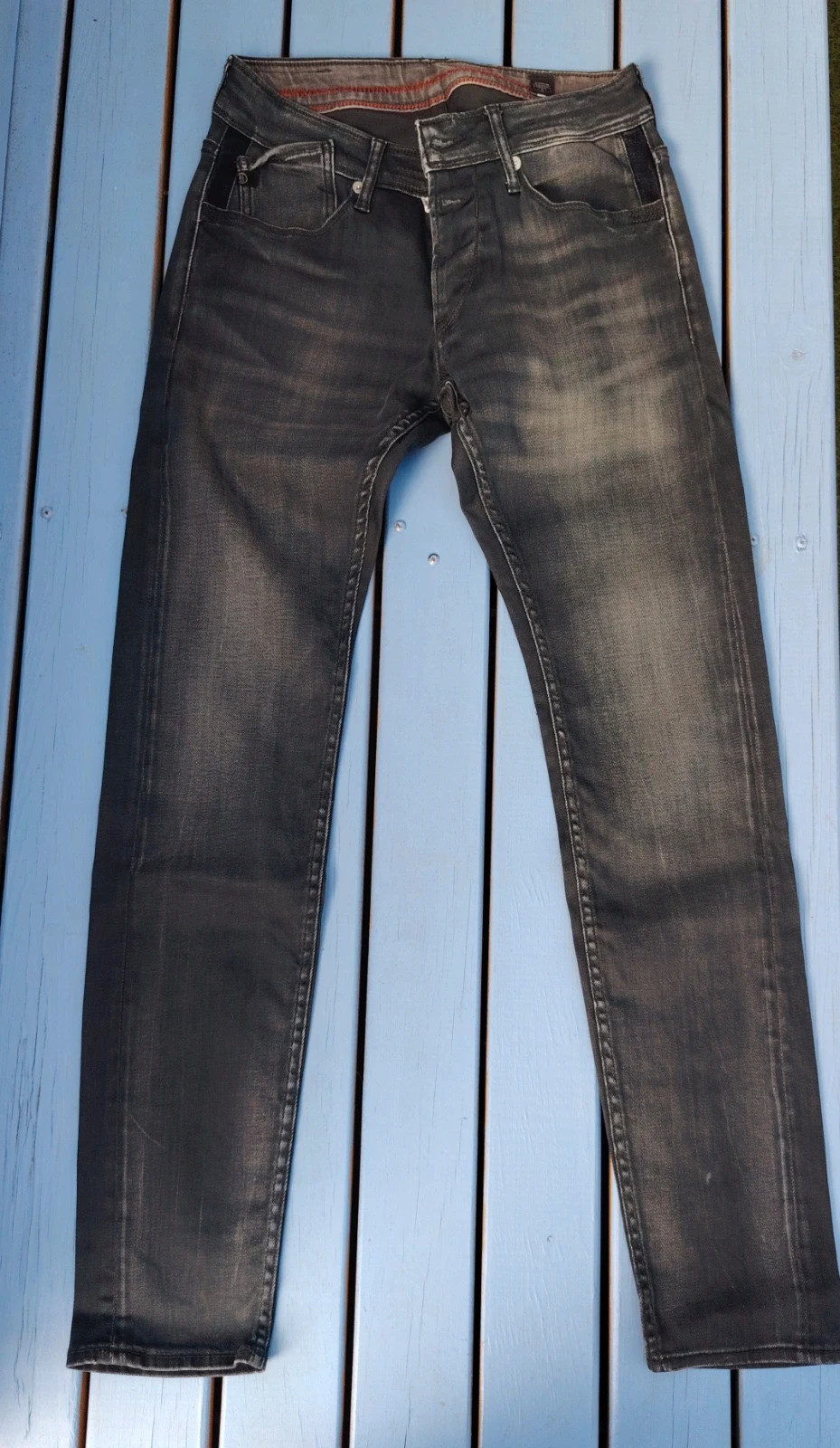 Jean Slim/Ajusté Le Temps des Cerises "Perry" Gris Foncé - T28 (36/38) – Le Temps des Cerises – taille W28 | FR 38 2