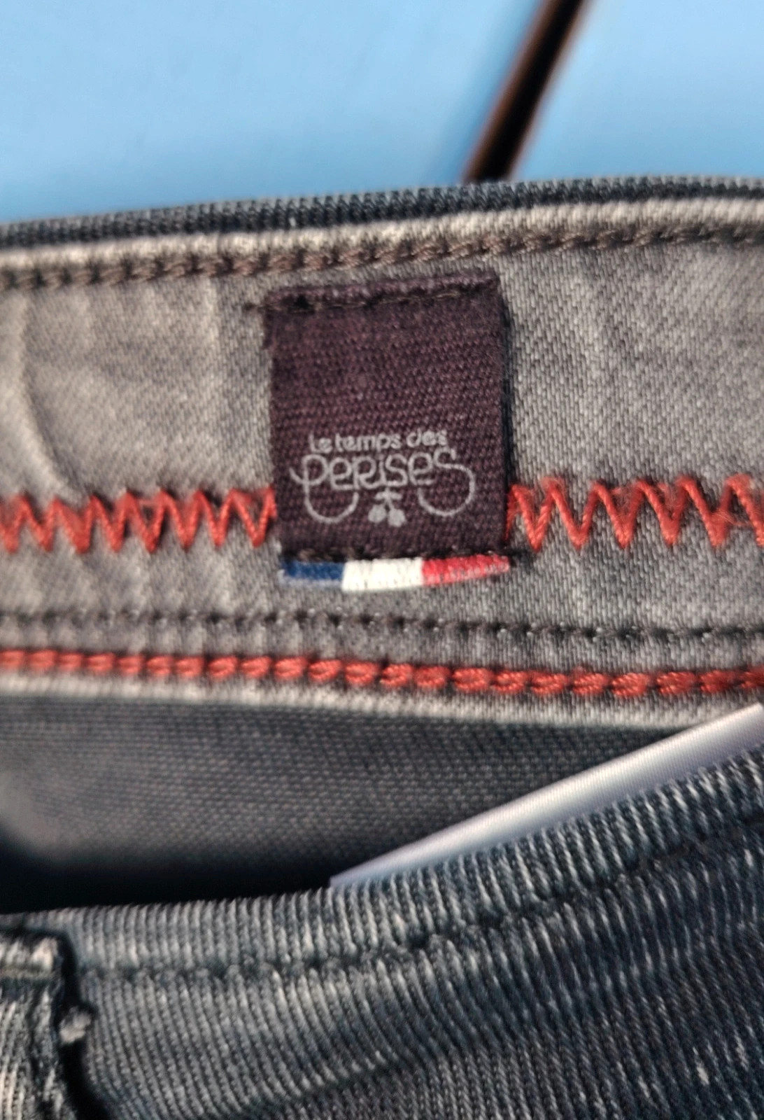 Jean Slim/Ajusté Le Temps des Cerises "Perry" Gris Foncé - T28 (36/38) – Le Temps des Cerises – taille W28 | FR 38 4