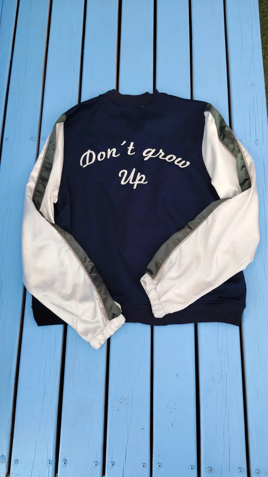 Vintage - Bomber Zara Trafaluc - "Don't Grow Up" ou donne avec l'achat d'un autre article