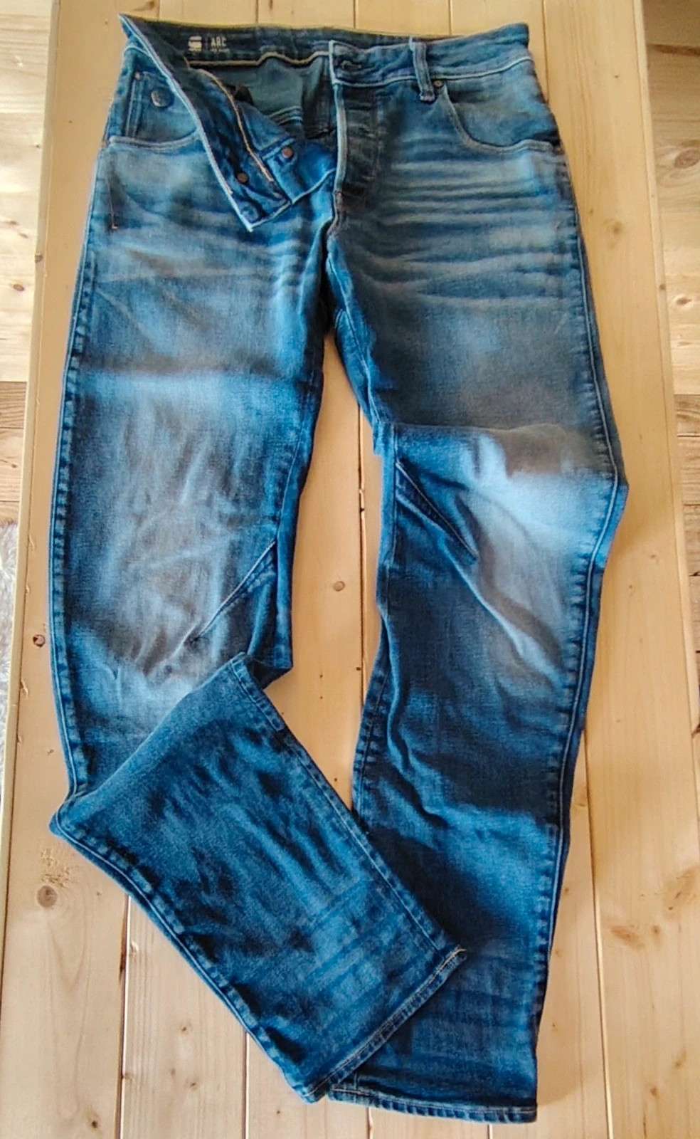 Jean G-Star Raw 3D Slim - Bleu délavé - Taille W29 L32 – G-Star – taille L 2