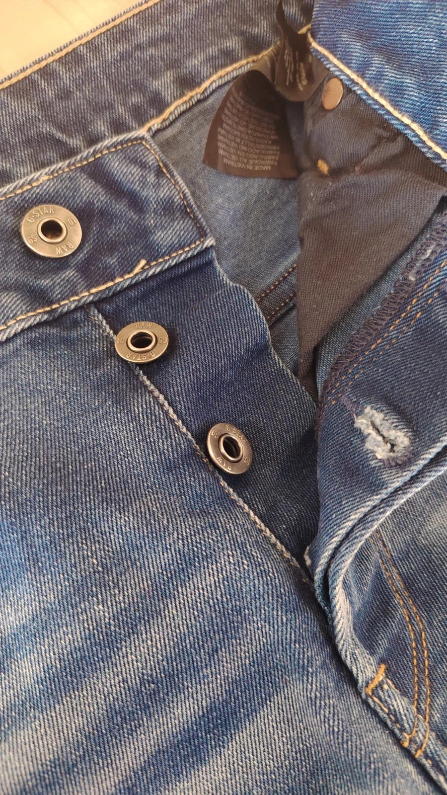 Jean G-Star Raw 3D Slim - Bleu délavé - Taille W29 L32 – G-Star – taille L 4