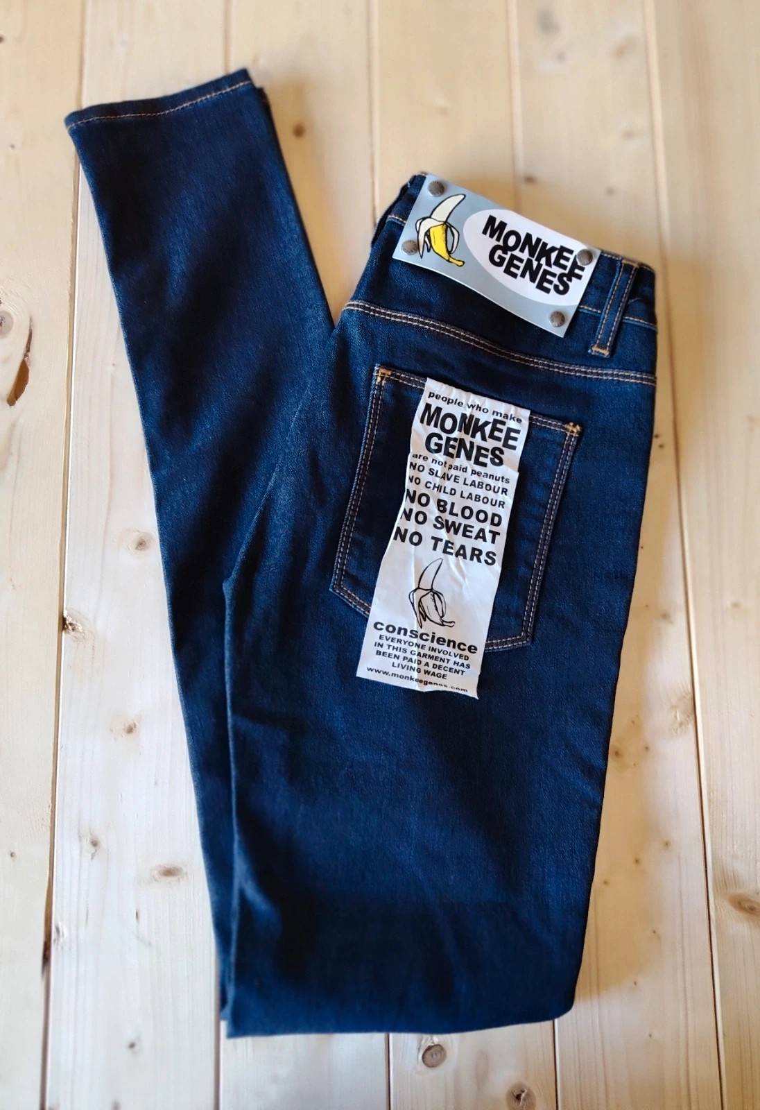 Jean Monkee Genes - Éthique & Bio - Neuf avec Étiquettes – Monkee Genes – taille S