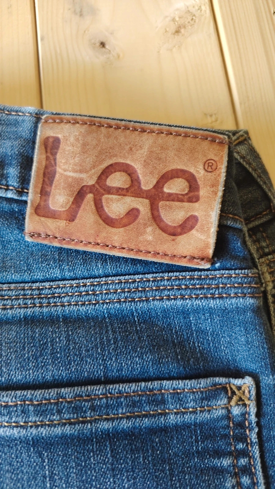 Jean Lee Daren Regular Slim homme ou femme - Braguette Boutons - Taille W31 L34 - Couleur bleue – Lee – taille XL 2