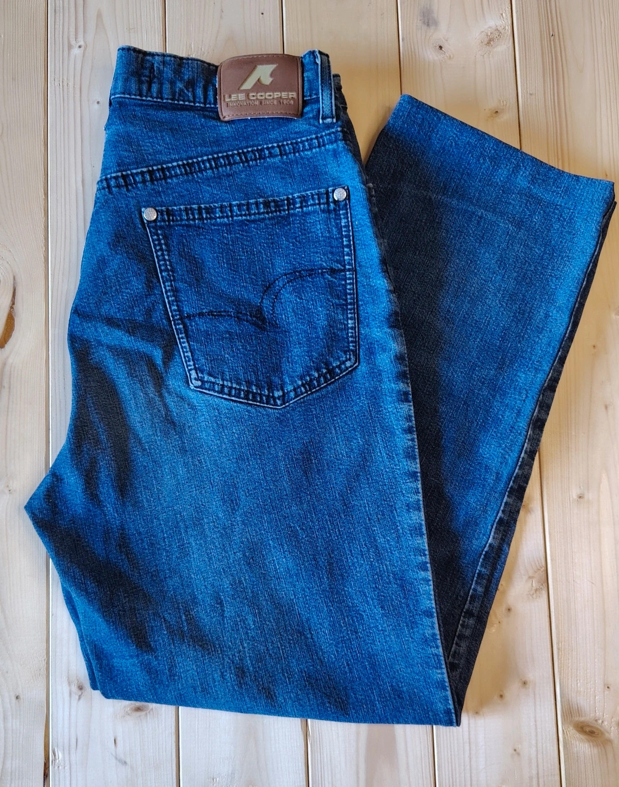 Jean Lee Cooper - Coupe Droite - Bleu Stonewashed – Lee Cooper – taille S / 36 / 8