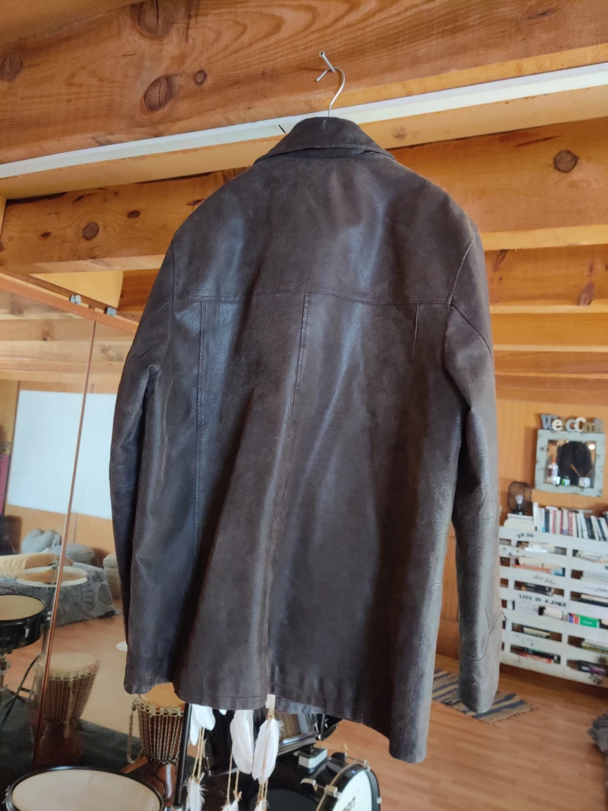 Veste homme cuir – In Extenso – taille S 2