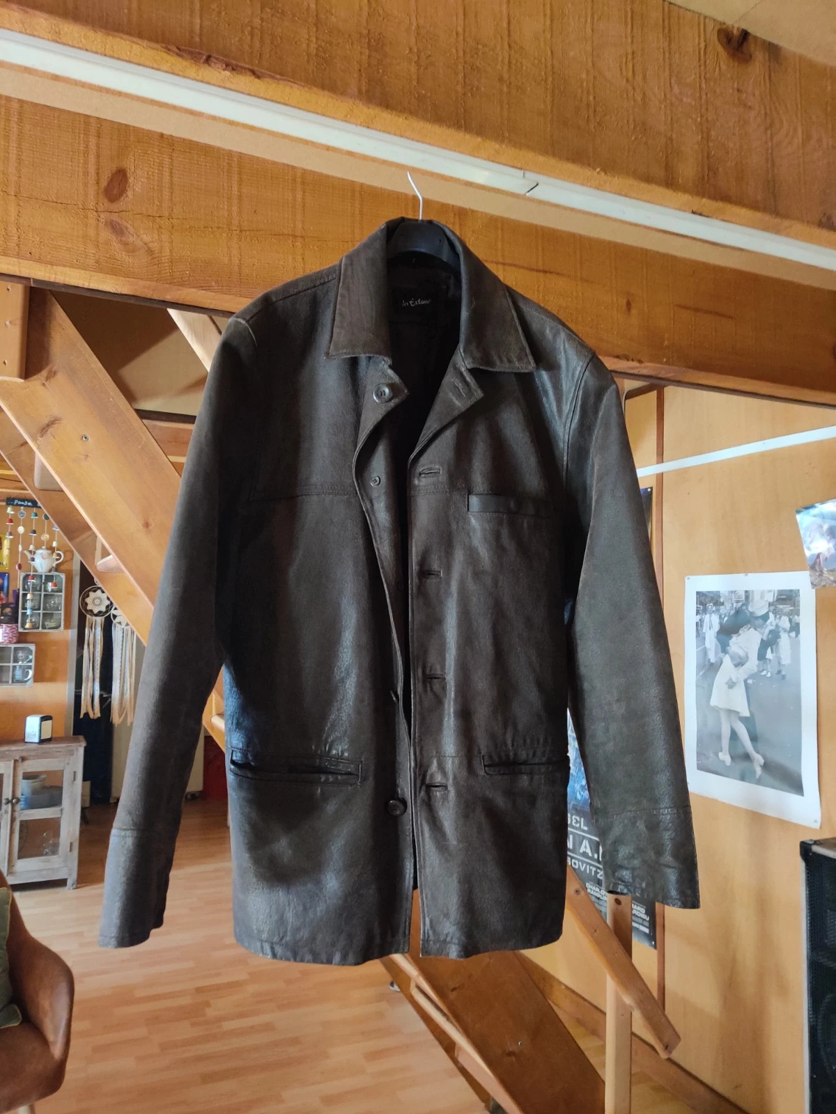 Veste homme cuir – In Extenso – taille S
