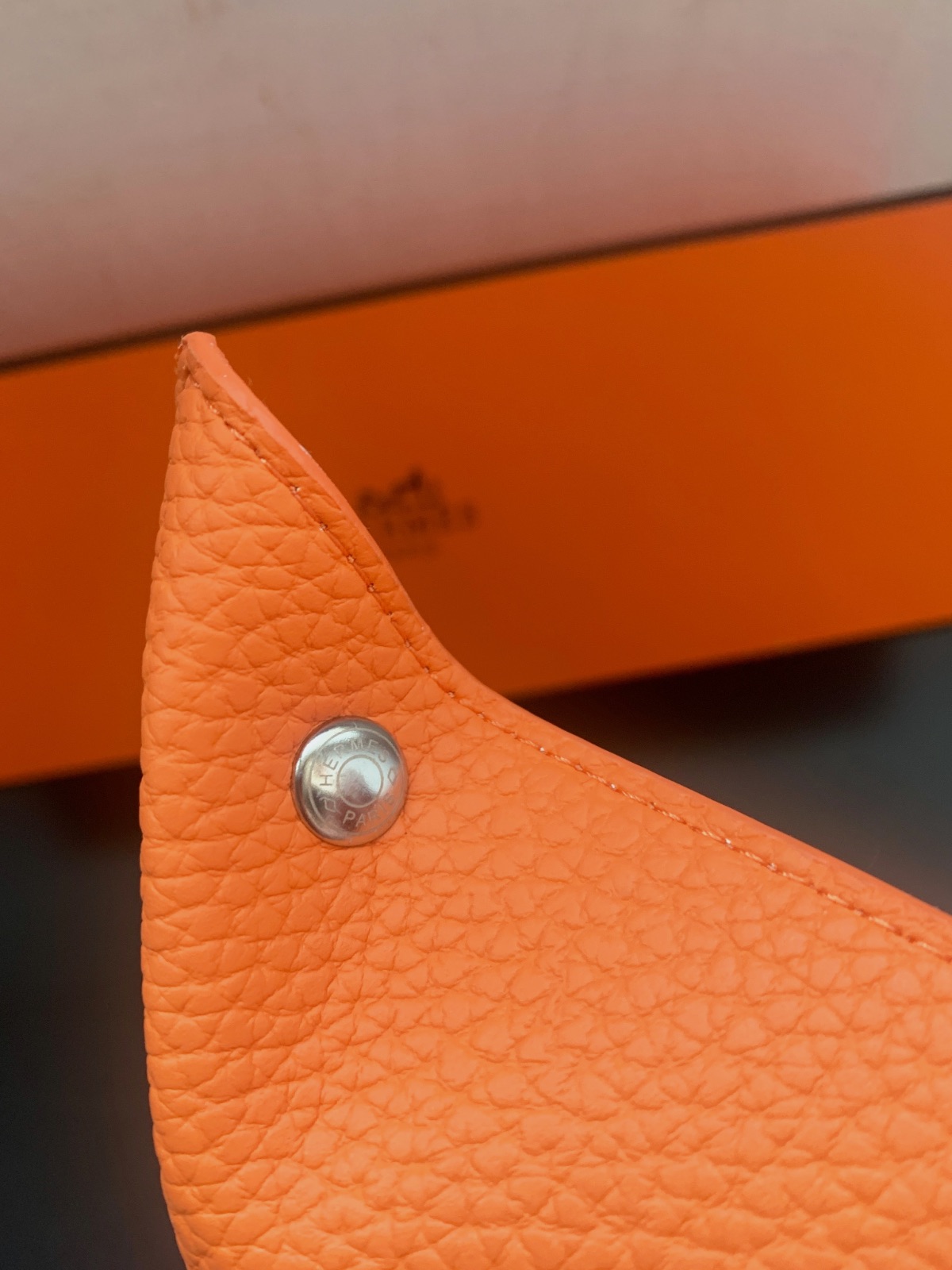 Hermès H Evelyne Mises et Relances – Vide-poche orange – Hermès 4