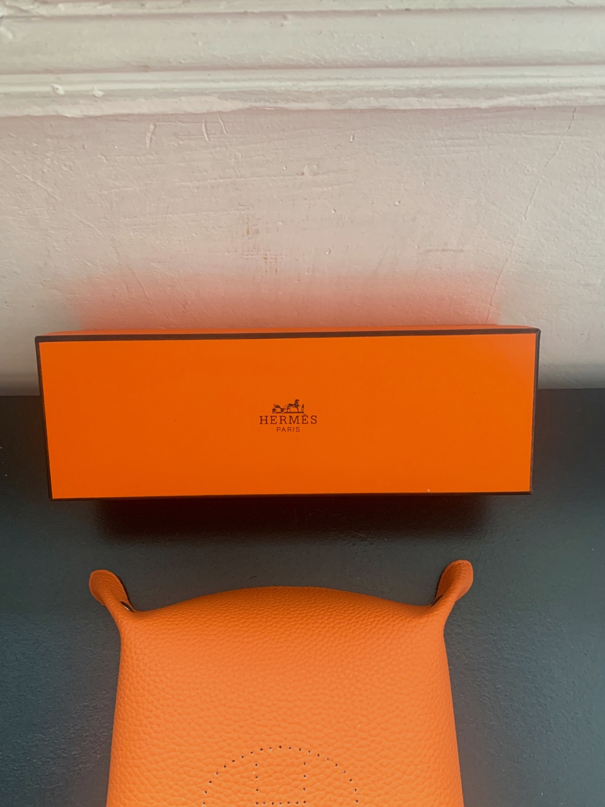 Hermès H Evelyne Mises et Relances – Vide-poche orange – Hermès 6