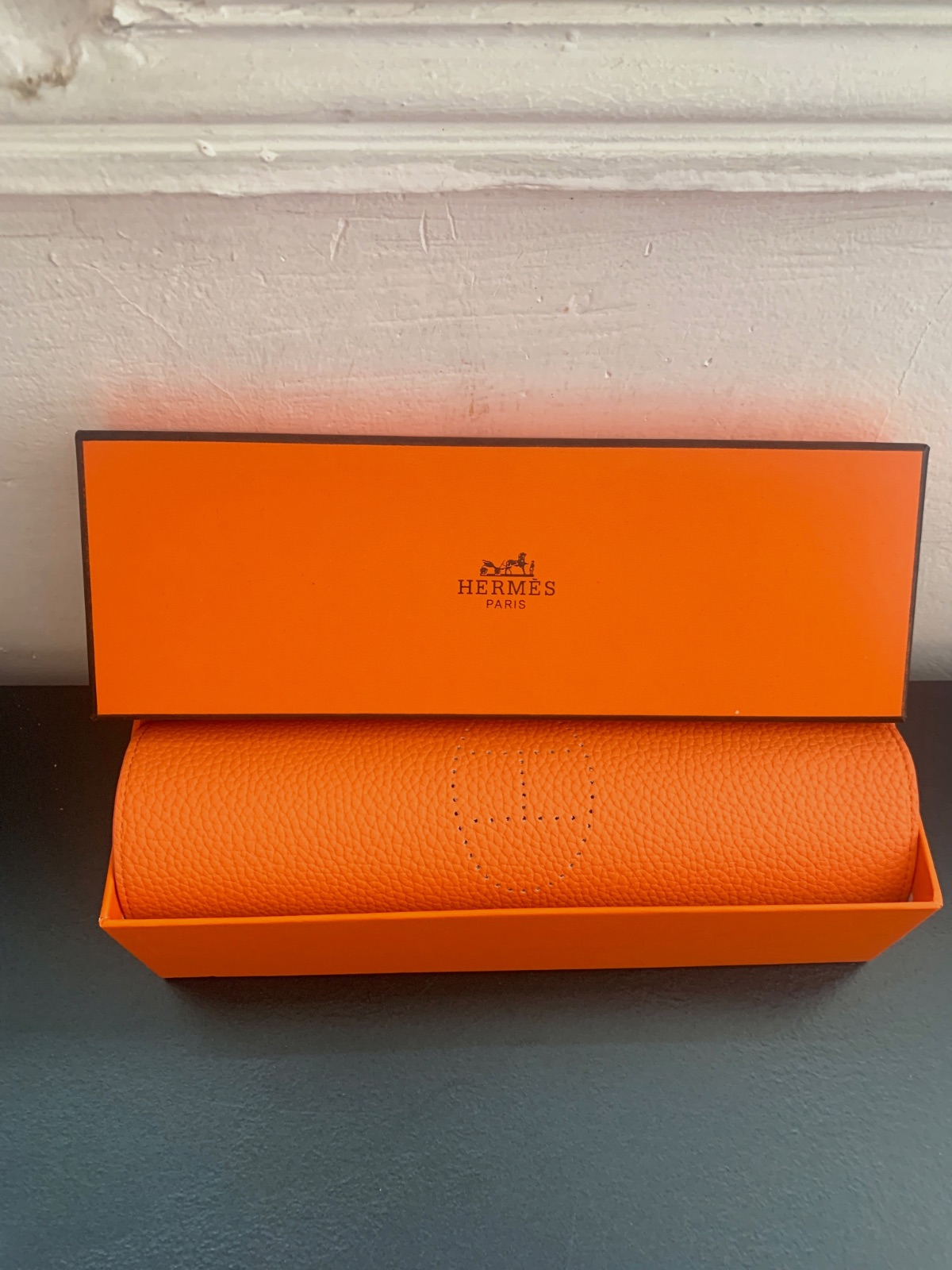 Hermès H Evelyne Mises et Relances – Vide-poche orange – Hermès 7