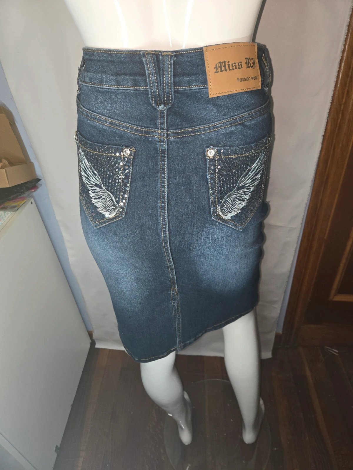Falda vaquera midi Miss RJ - Talla 34 (Niña / Juvenil) – Miss RJ – taille 11 ans / 146 cm