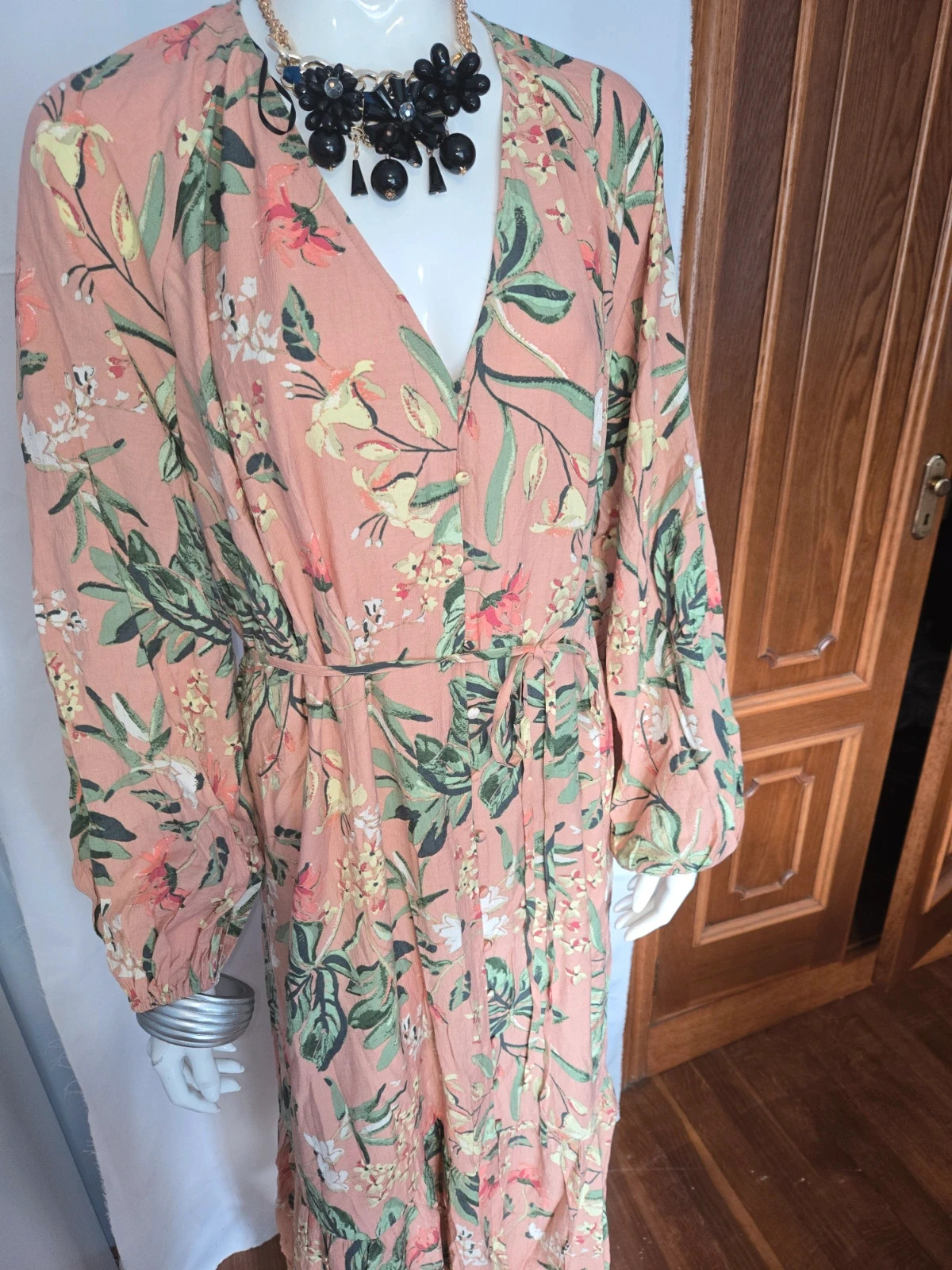 Vestido Maxi (oversize)Estampado Floral - H&M (Talla XL) – H&M – taille XL / 42 / 14 2