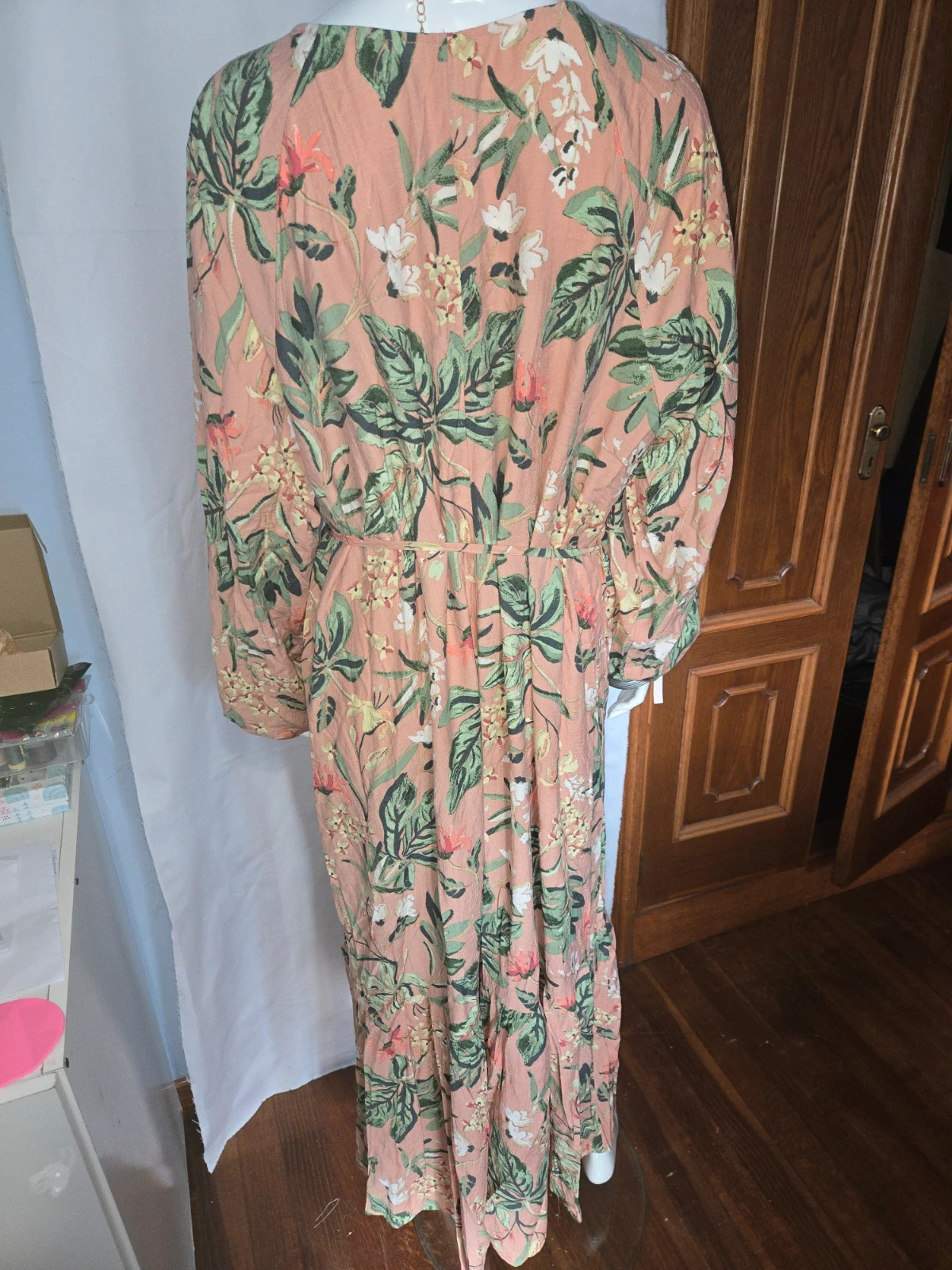 Vestido Maxi (oversize)Estampado Floral - H&M (Talla XL) – H&M – taille XL / 42 / 14 5