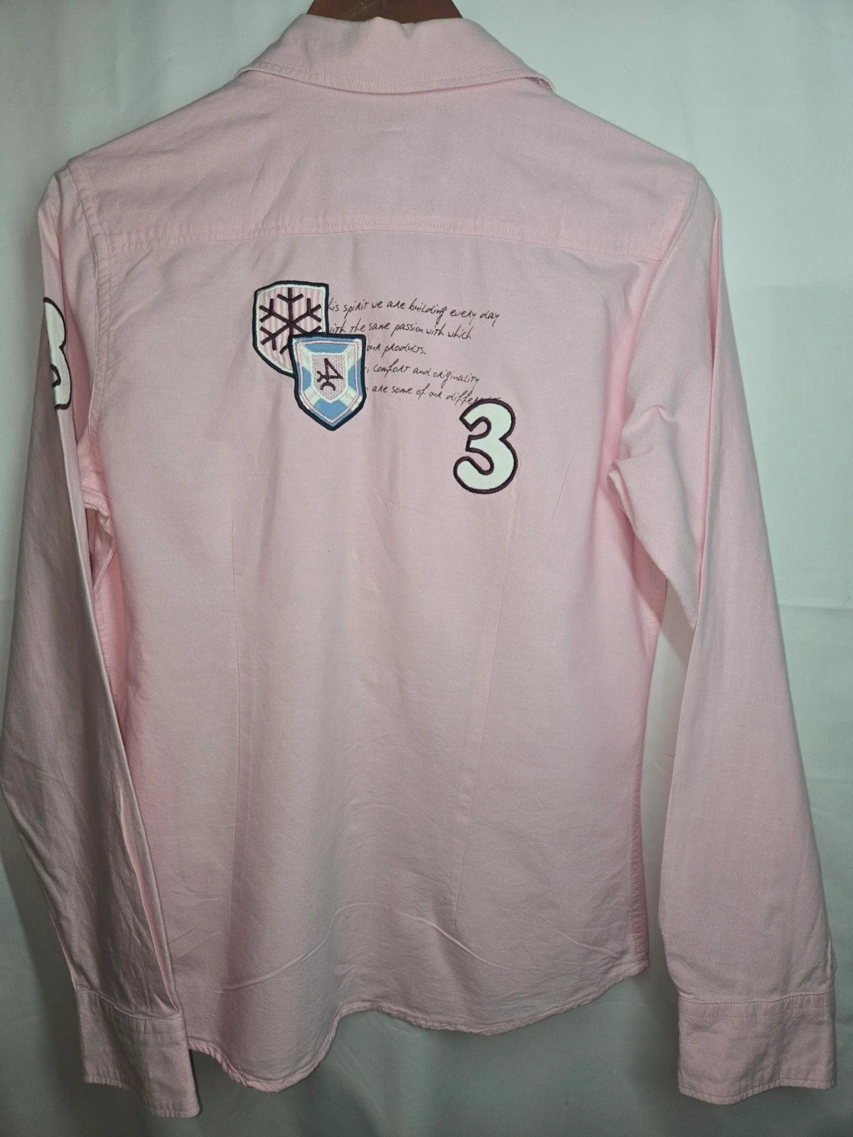 Camisa rosa Valecuatro estilo polo – Talla L (corte entallado) – Valecuatro – taille L / 40 / 12 3