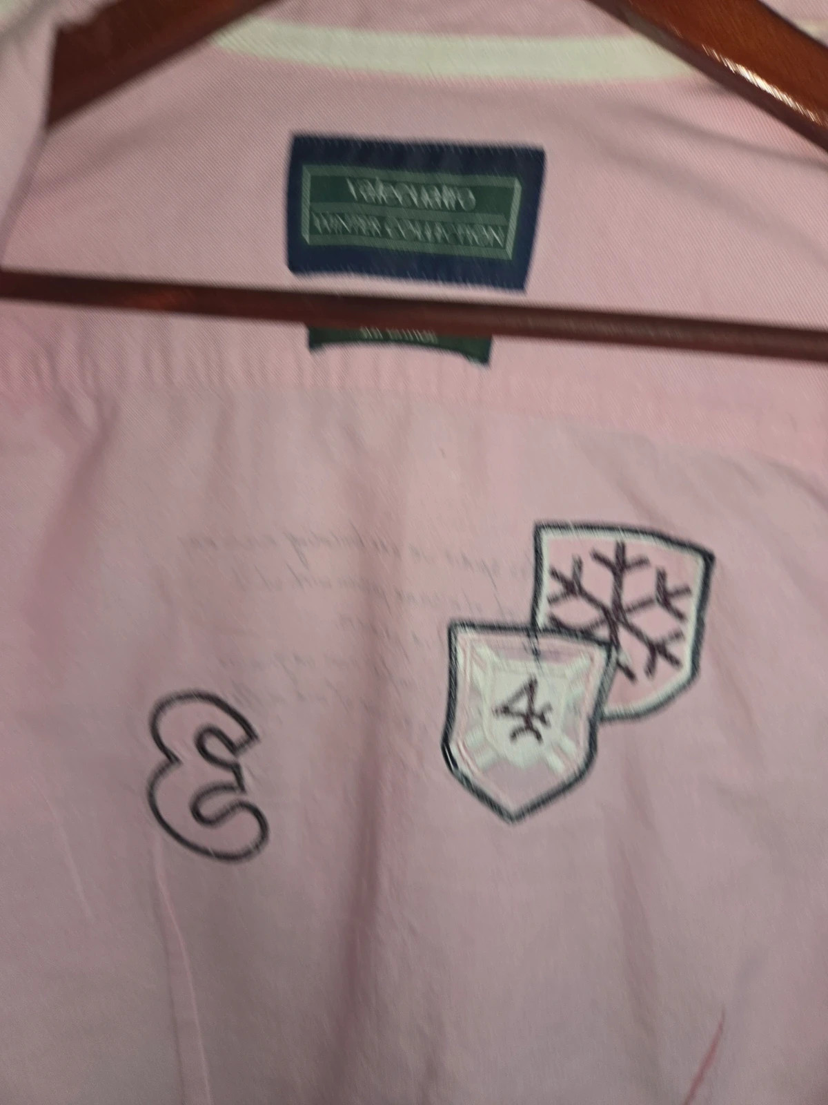 Camisa rosa Valecuatro estilo polo – Talla L (corte entallado) – Valecuatro – taille L / 40 / 12 5