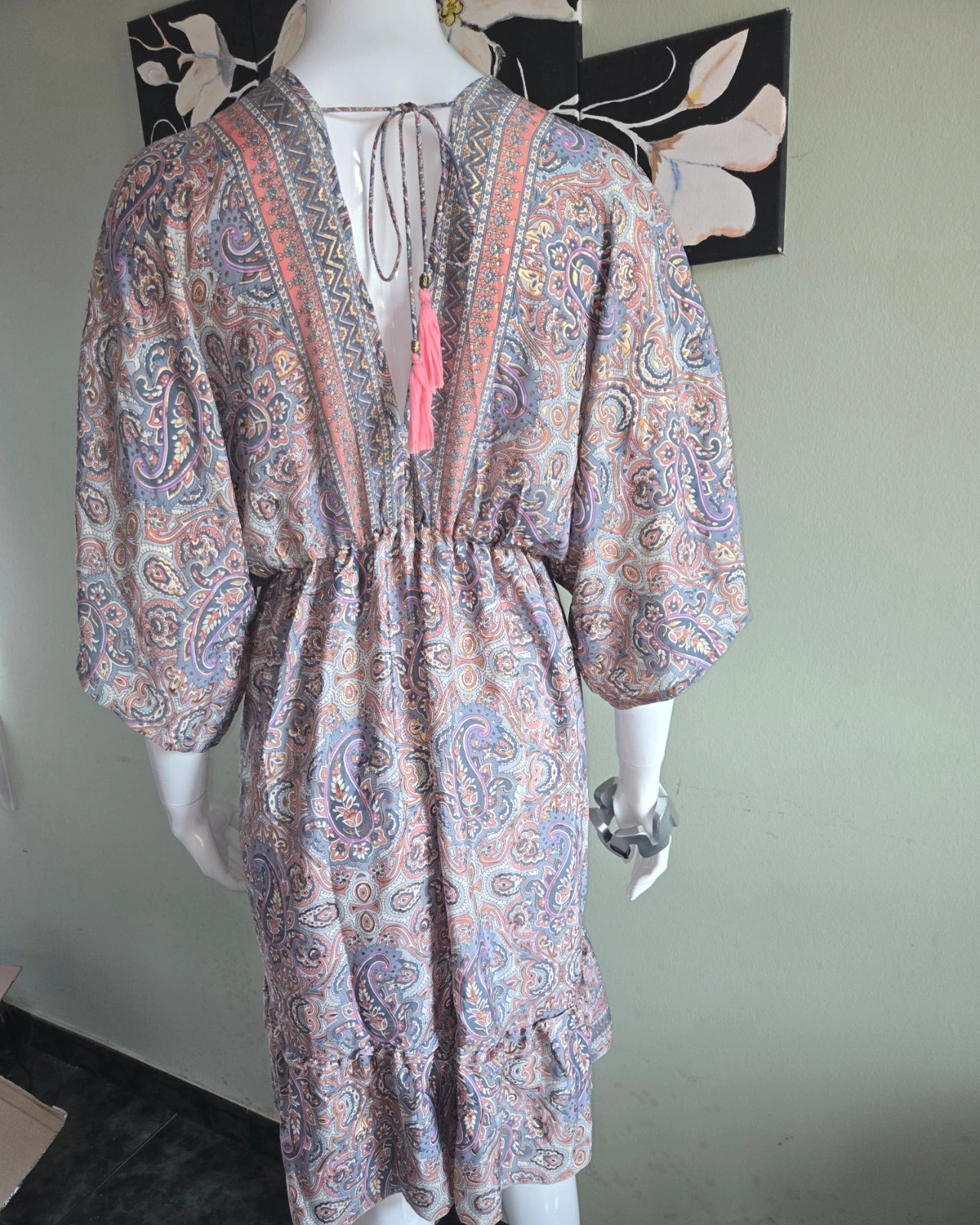 Vestido kaftán boho paisley – Talla Única – Laporta – taille Taille unique 2