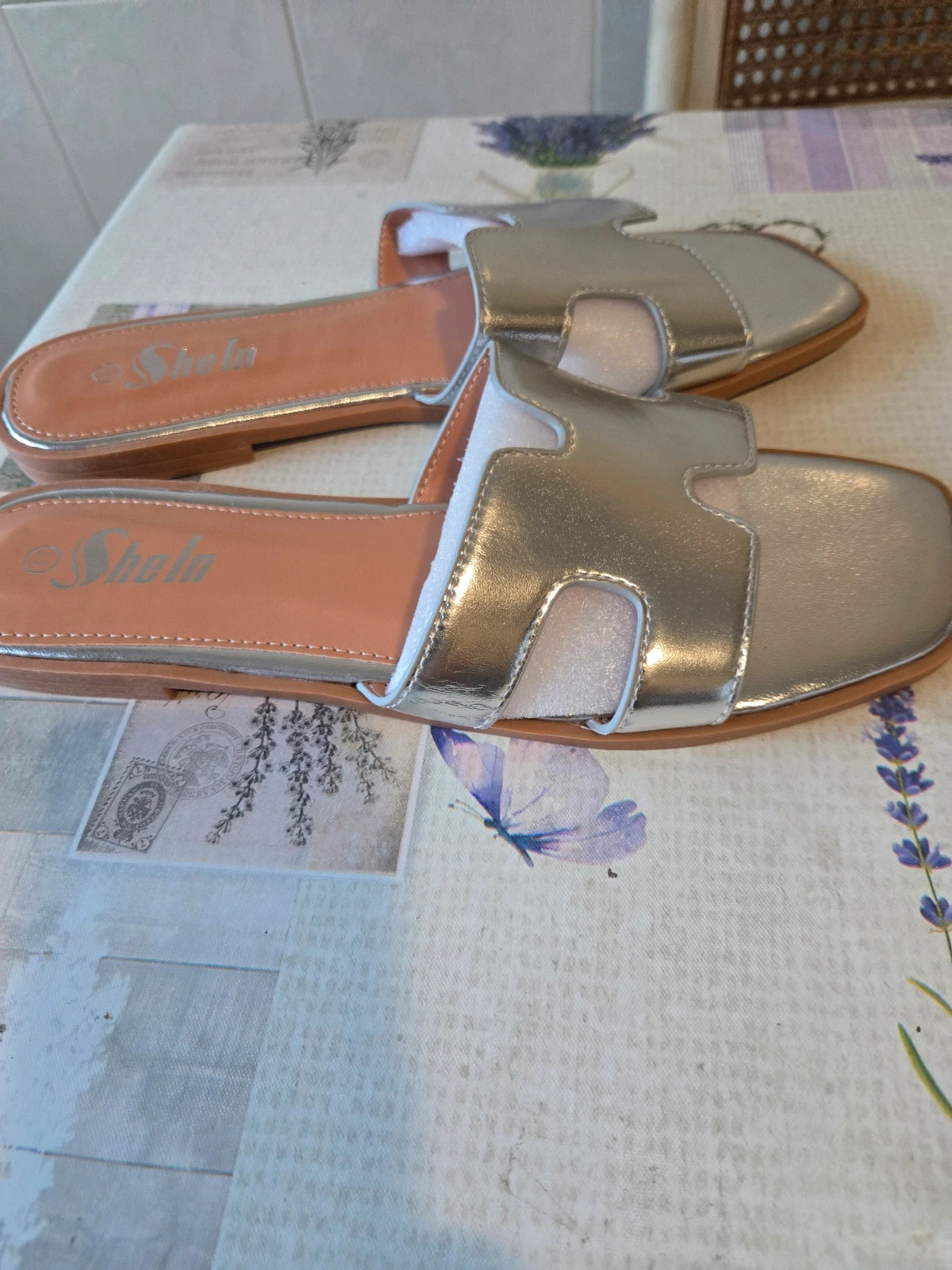 Sandalias palas plateadas- Talla 42 – Shein – taille 42 2