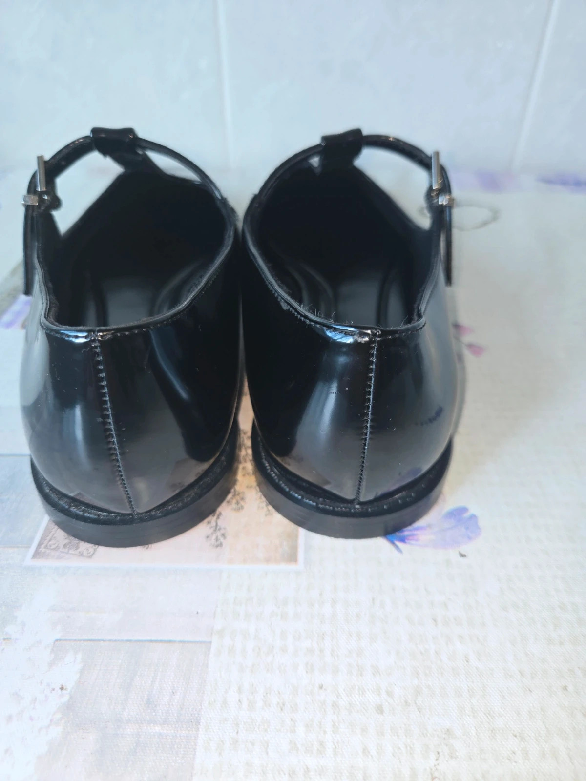 Zapatos T-Strap charol negro Zara - Talla 39 – Zara – taille 39 3