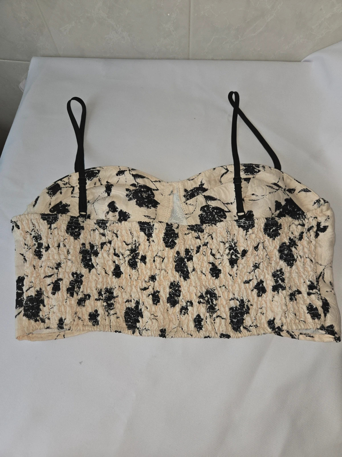 Top corsé floreado - Talla L (Espalda elástica) – Shein – taille L / 40 / 12 2