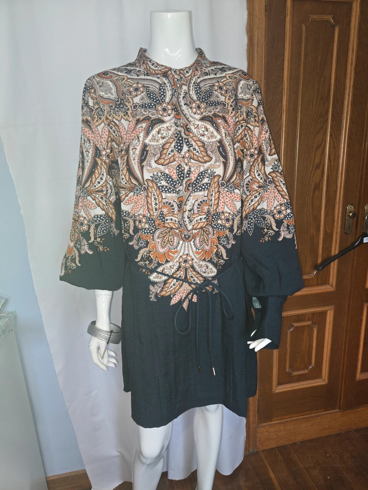 Vestido curve corto boho paisley Talla XXL HyM – H&M – taille XXL / 44 / 16