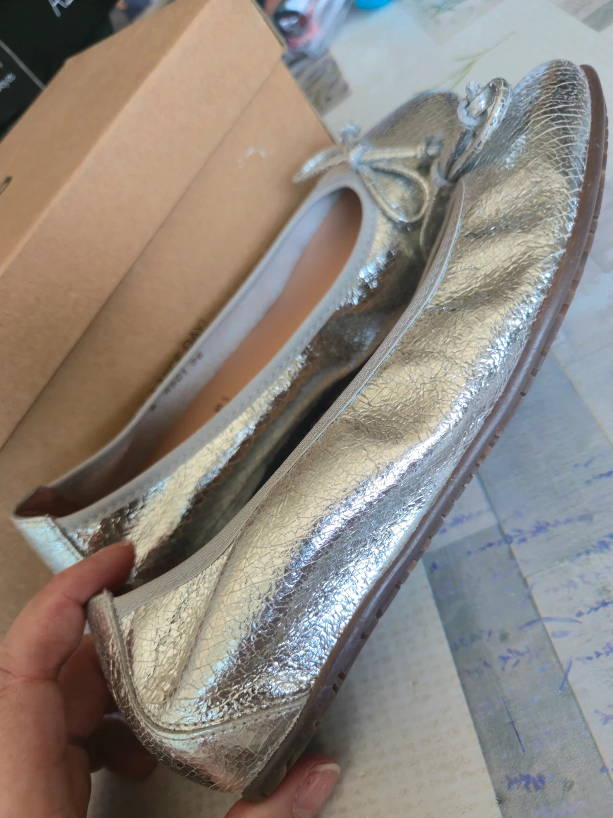 Bailarinas Wonders Plata Talla 36 – Wonders – taille 36 2