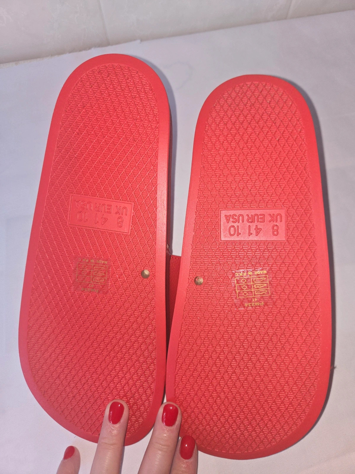 Chanclas de goma roja talla 41 – Local – taille 41 2