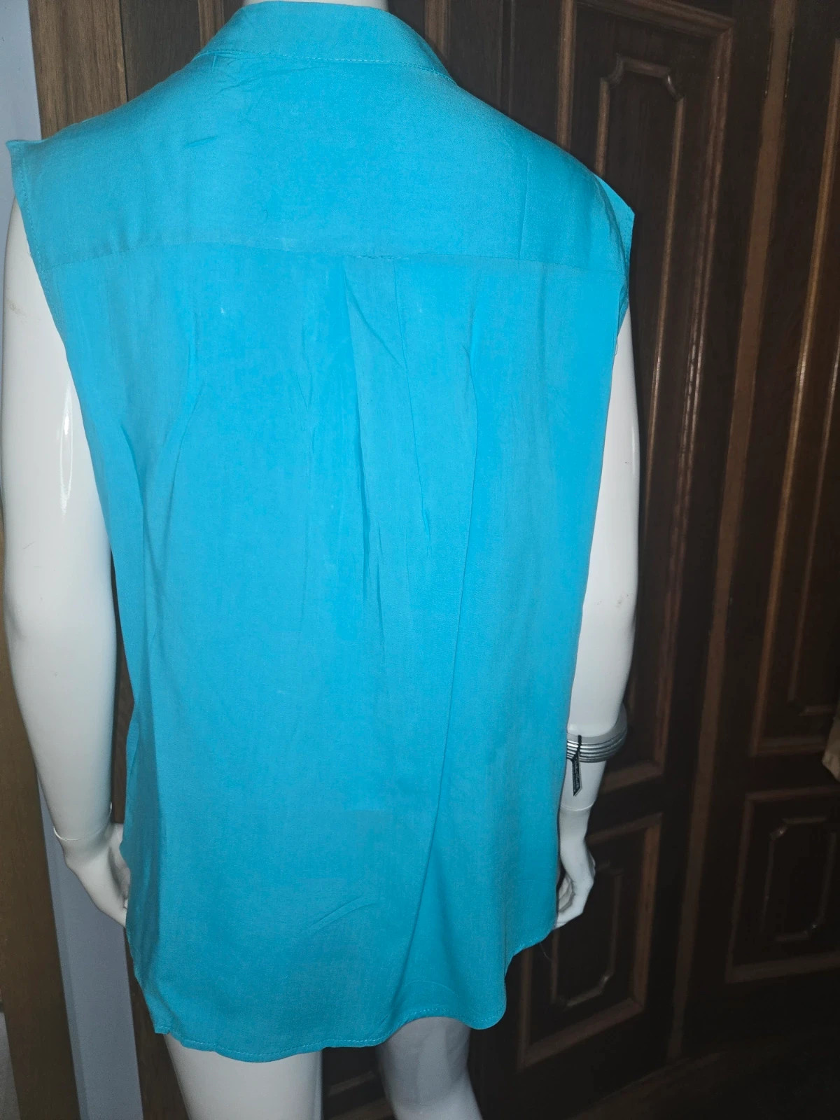 Blusa sin mangas azul turquesa - Talla L – Beldadd – taille L / 40 / 12 2