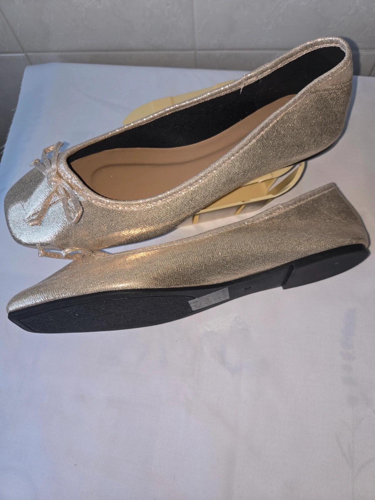 Bailarinas doradas talla38 – Shein – taille 38 3