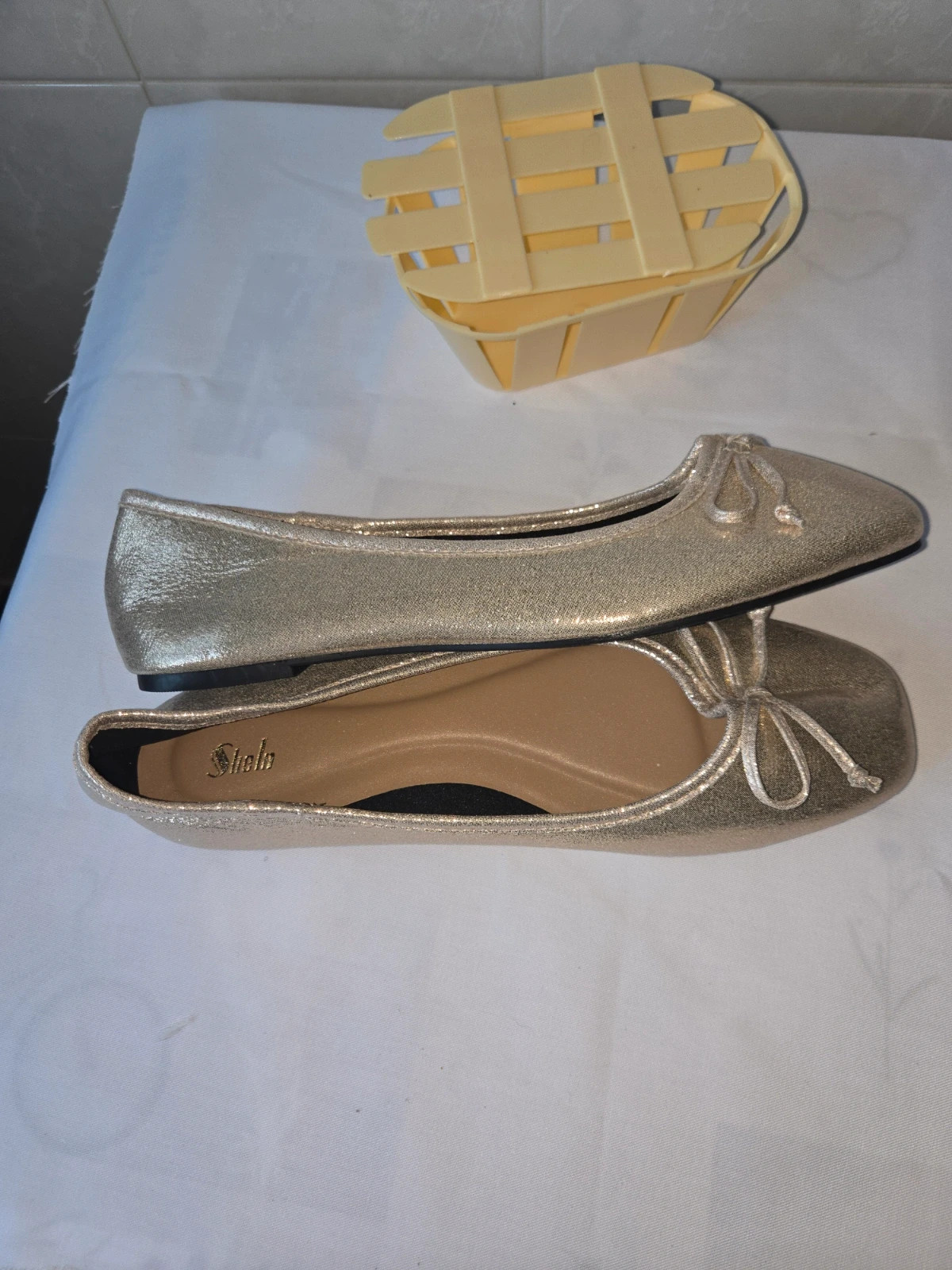 Bailarinas doradas talla38 – Shein – taille 38 5