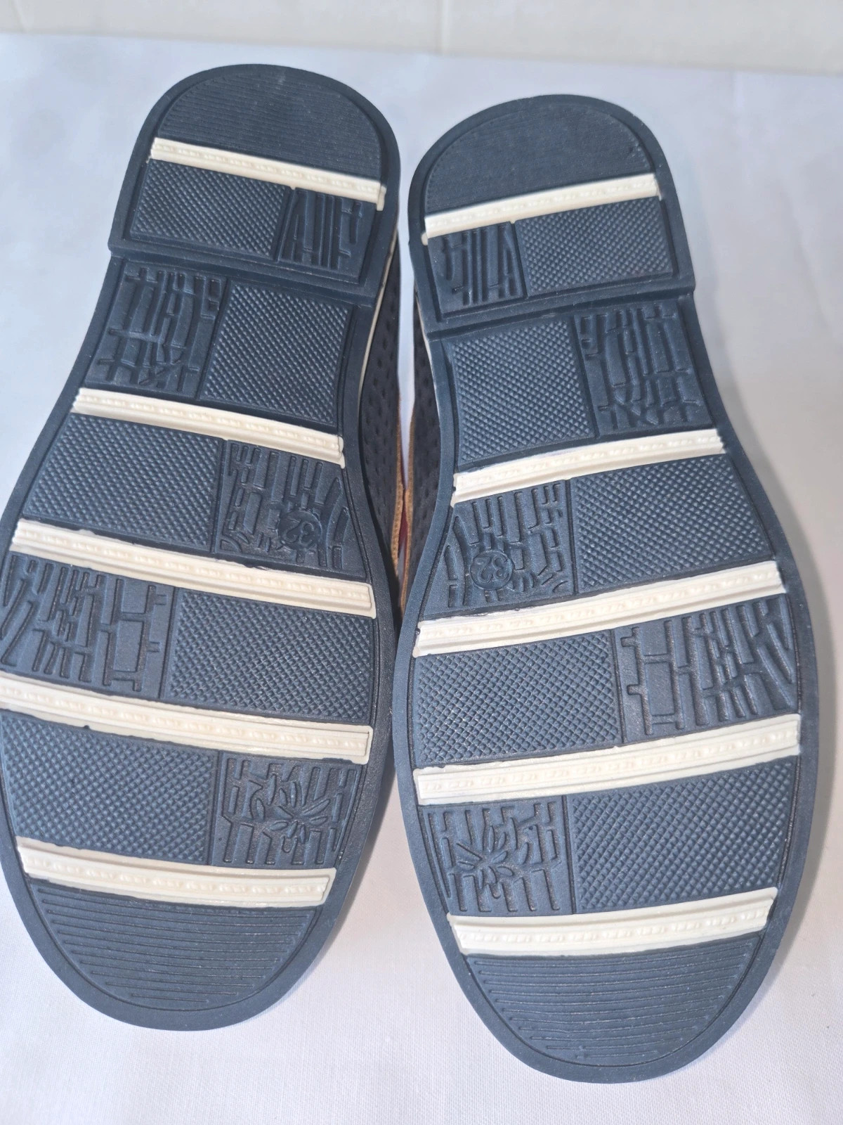 Mocasines de piel para niño - Marca Belles - Azul Marino y Rojo – Belles – taille 32 4