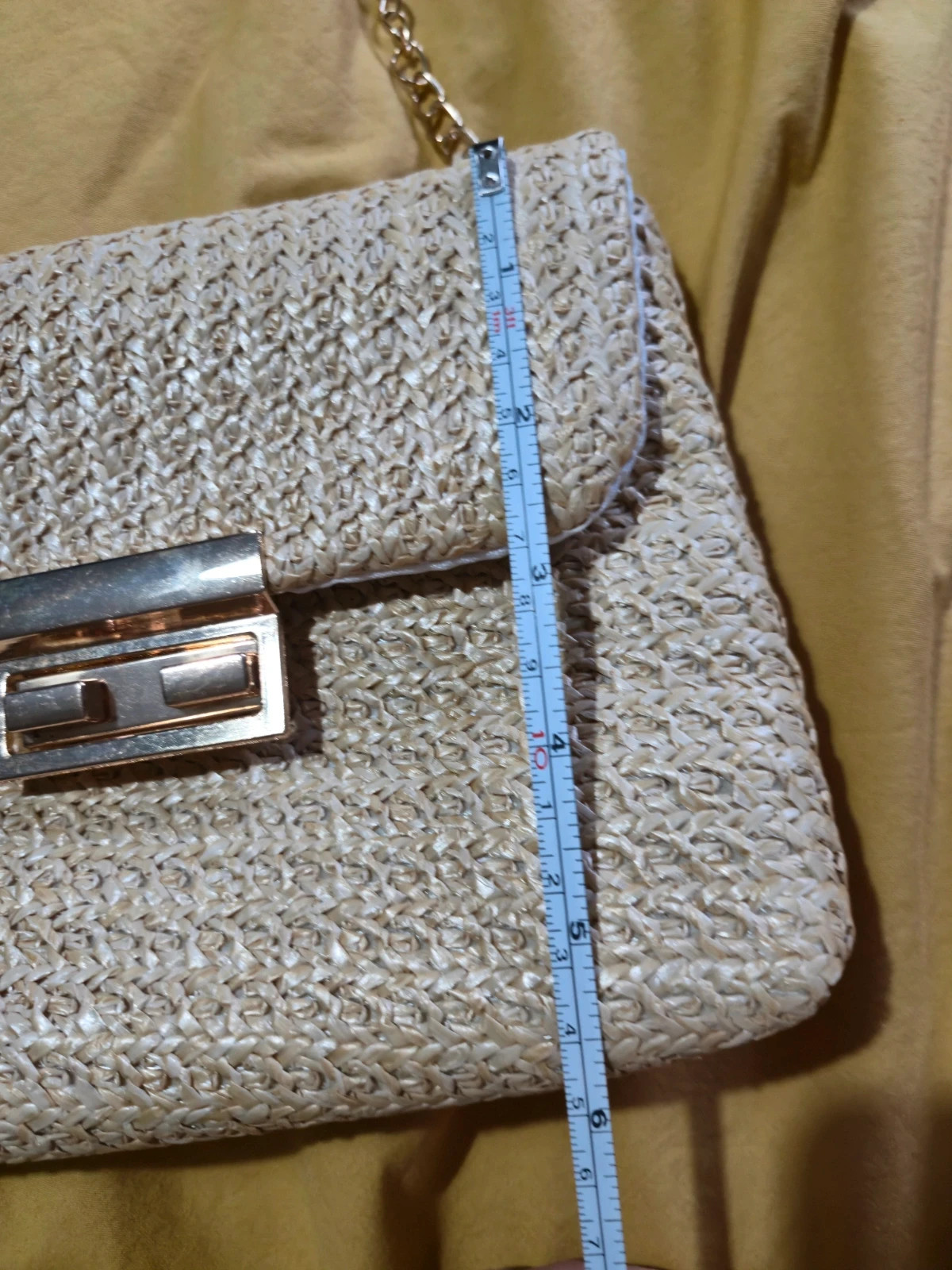 Mini bolso de paja con cadena – Amazon 2