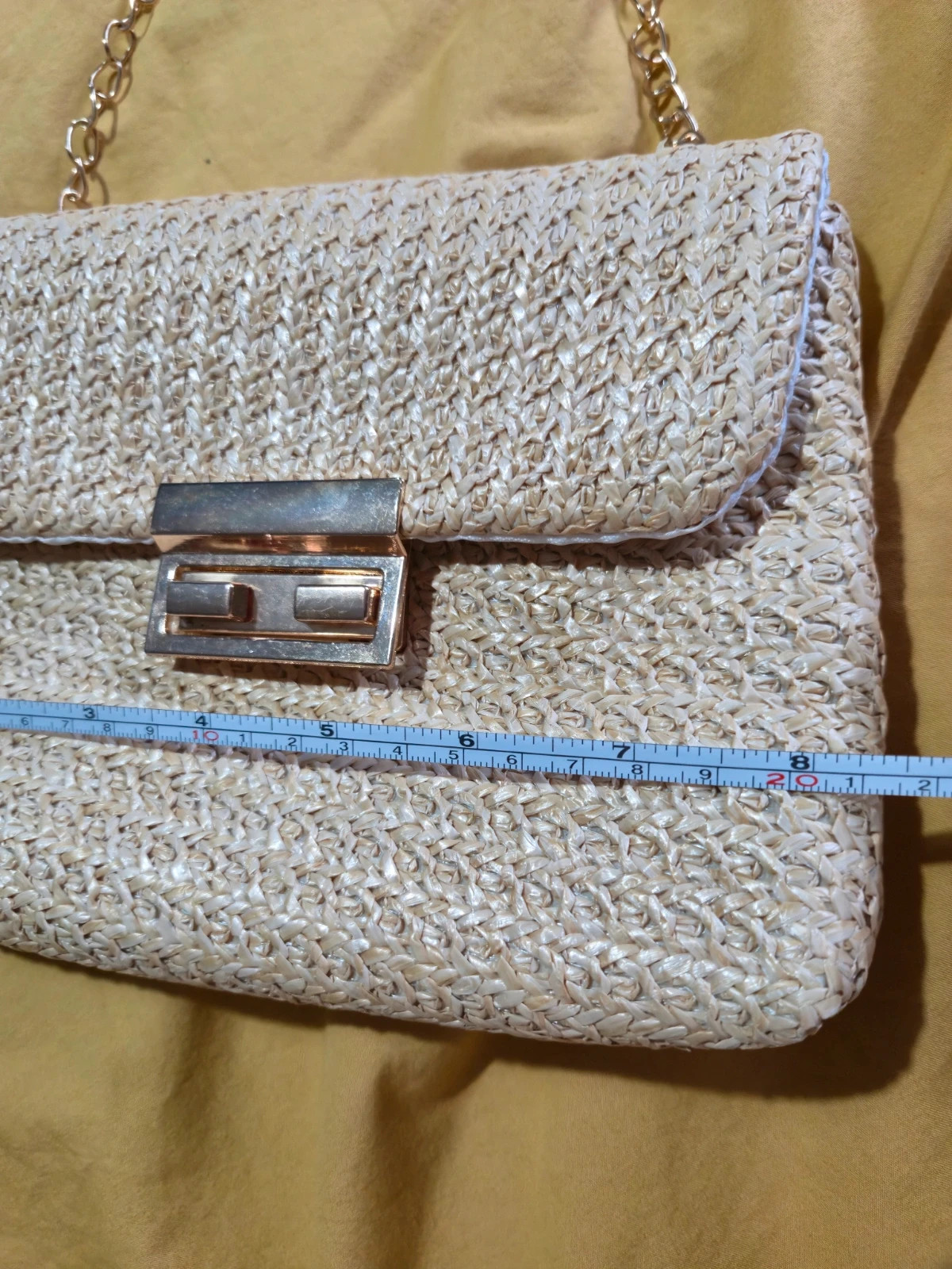 Mini bolso de paja con cadena – Amazon 3