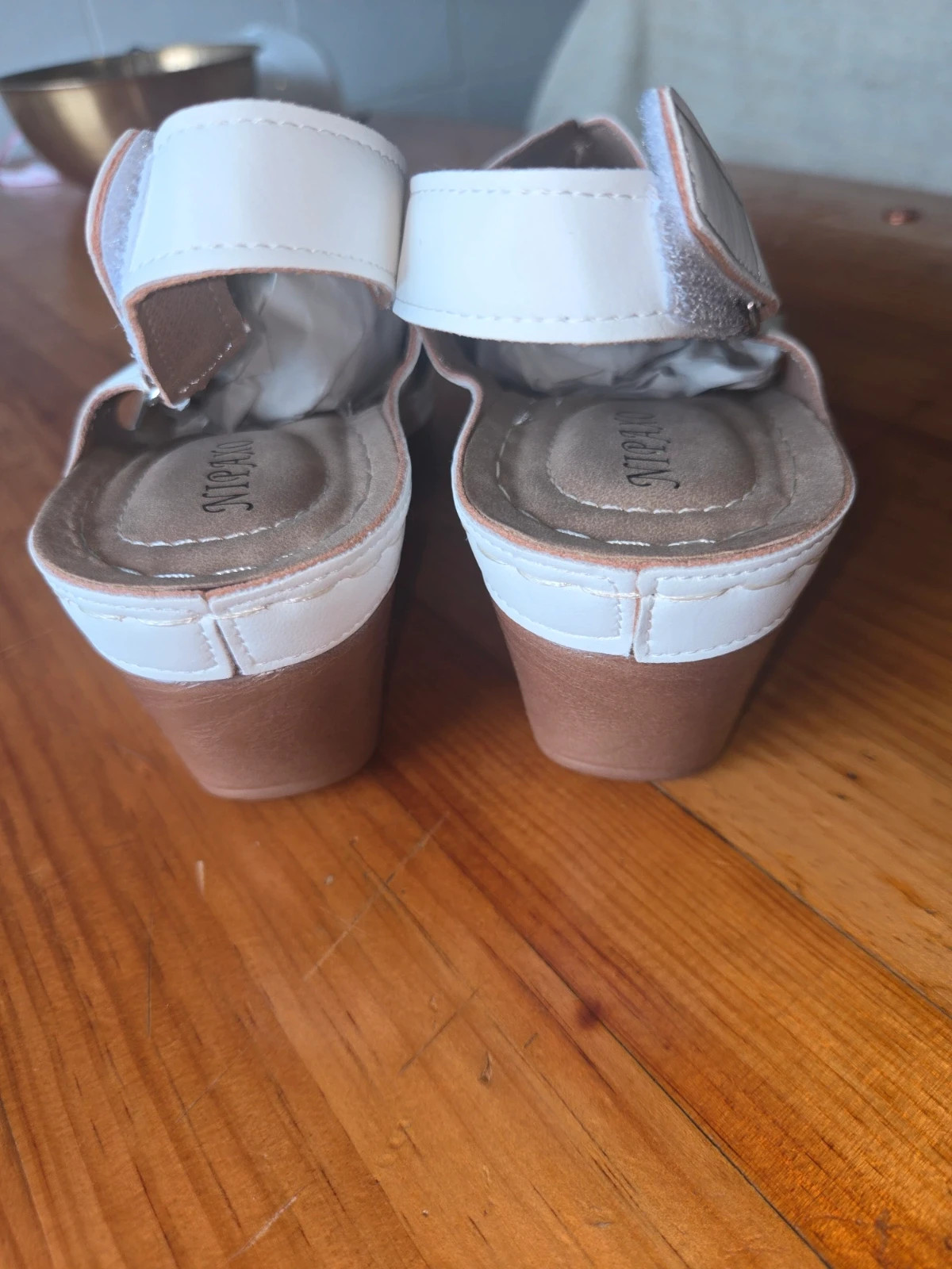 Sandalias de cuña blancas - Talla 38 – nipaxo – taille 38 4
