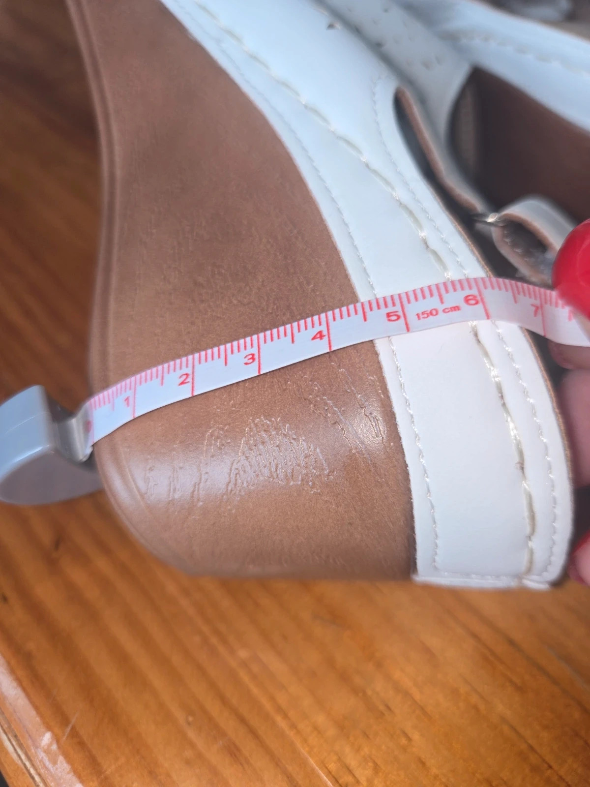 Sandalias de cuña blancas - Talla 38 – nipaxo – taille 38 5