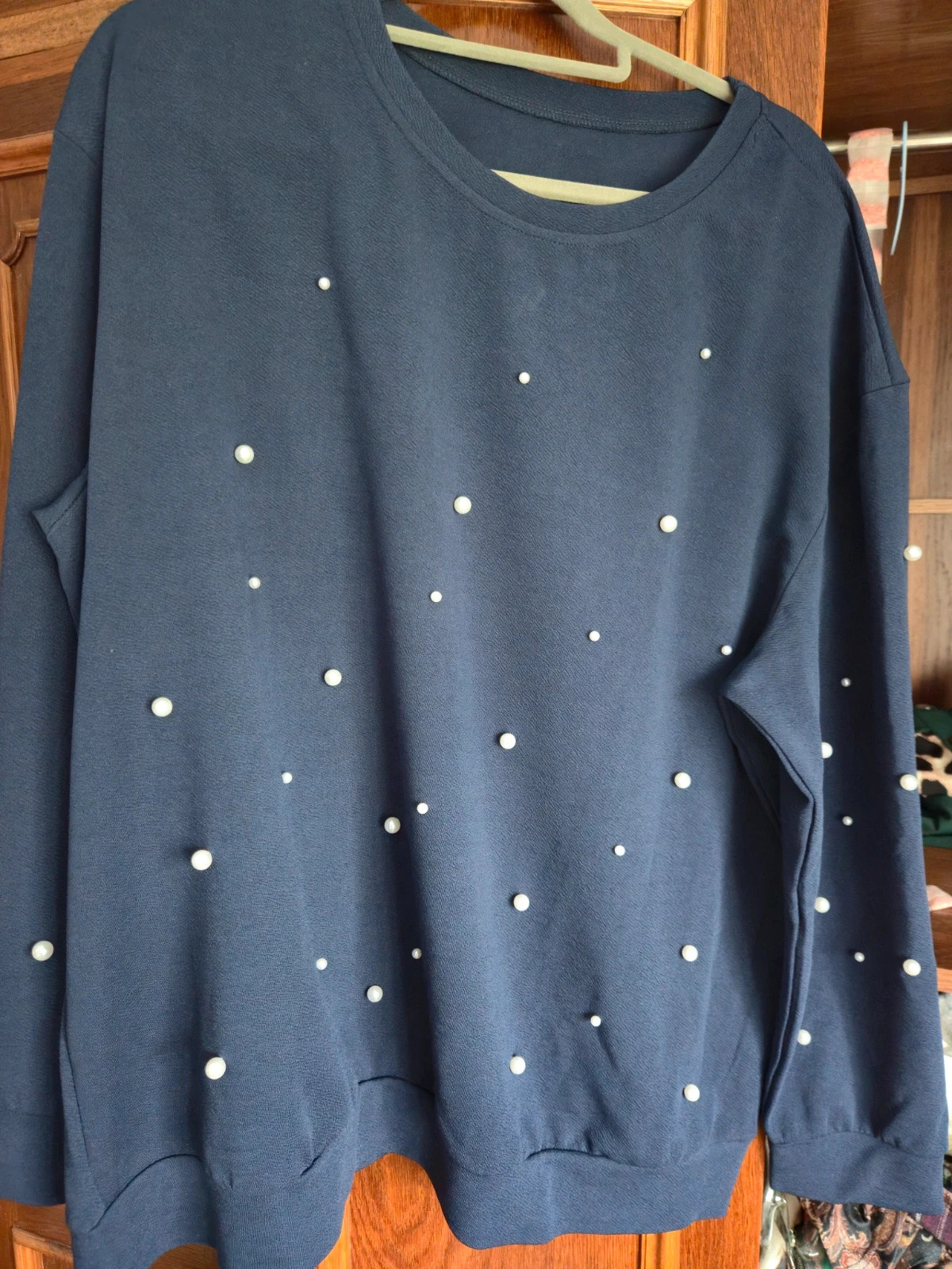 Sudadera con perlas – Shein – taille XXXL / 46 / 18